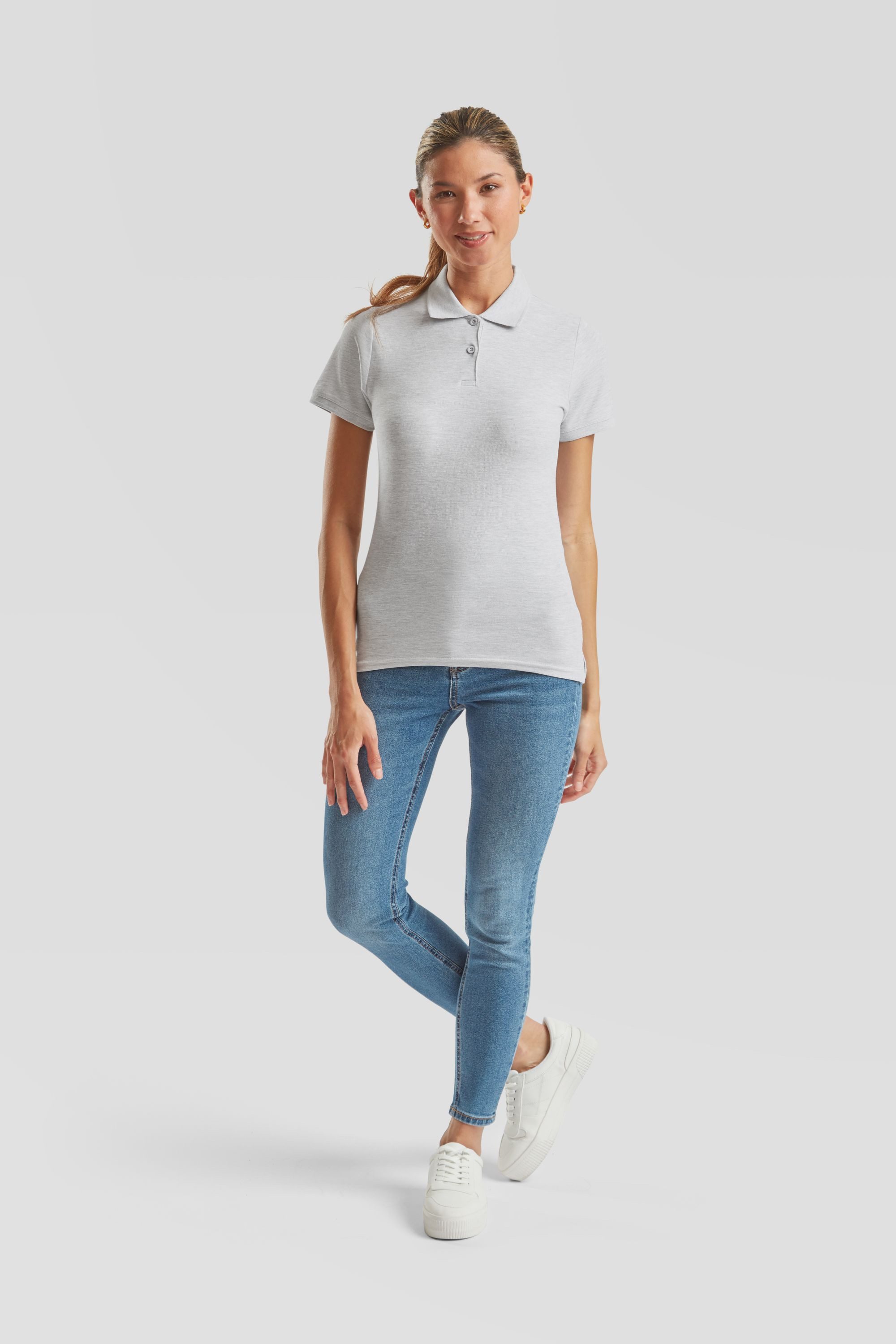 Fruit of the Loom Poloshirt Fruit of the Loom Premium Polo Lady-Fit