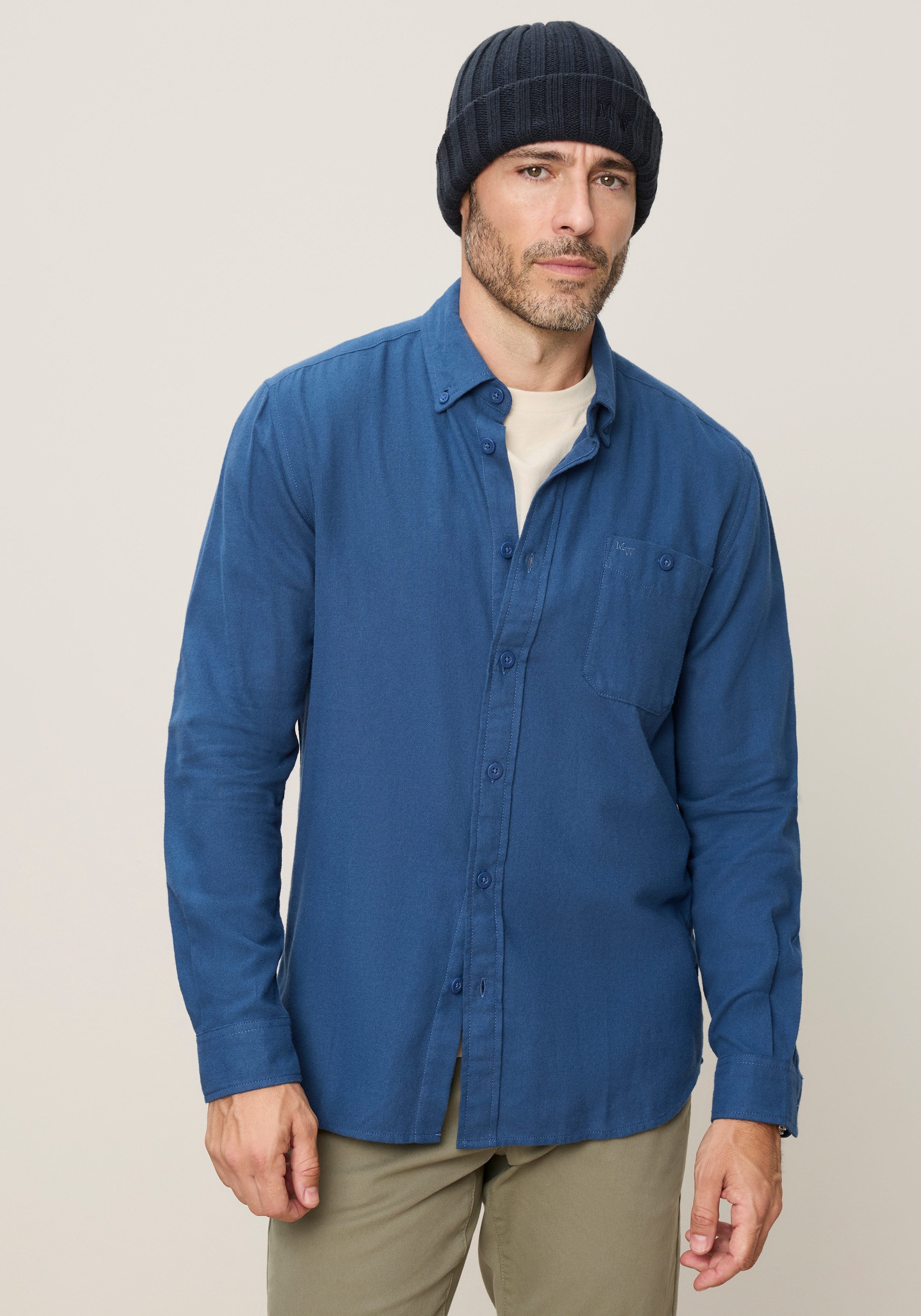 Man's World Flanellhemd Zeitlos. Vielseitig. Immer passend Regular Fit, Die weiche Flanellqualität bietet hohen Komfort – Bild 2 von 5