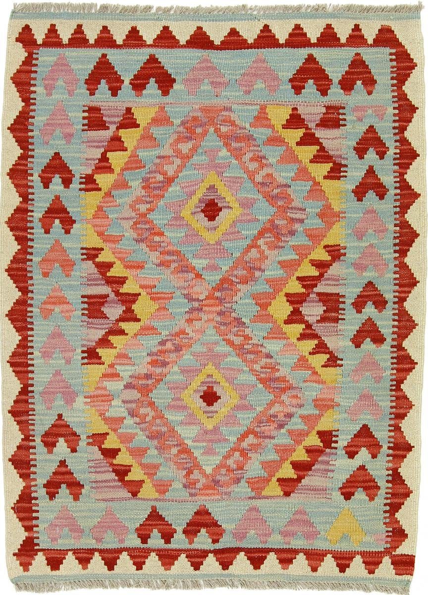Orientteppich Kelim Afghan Heritage 79x106 Handgewebter Moderner Orientteppich, Nain Trading, rechteckig, Höhe: 3 mm