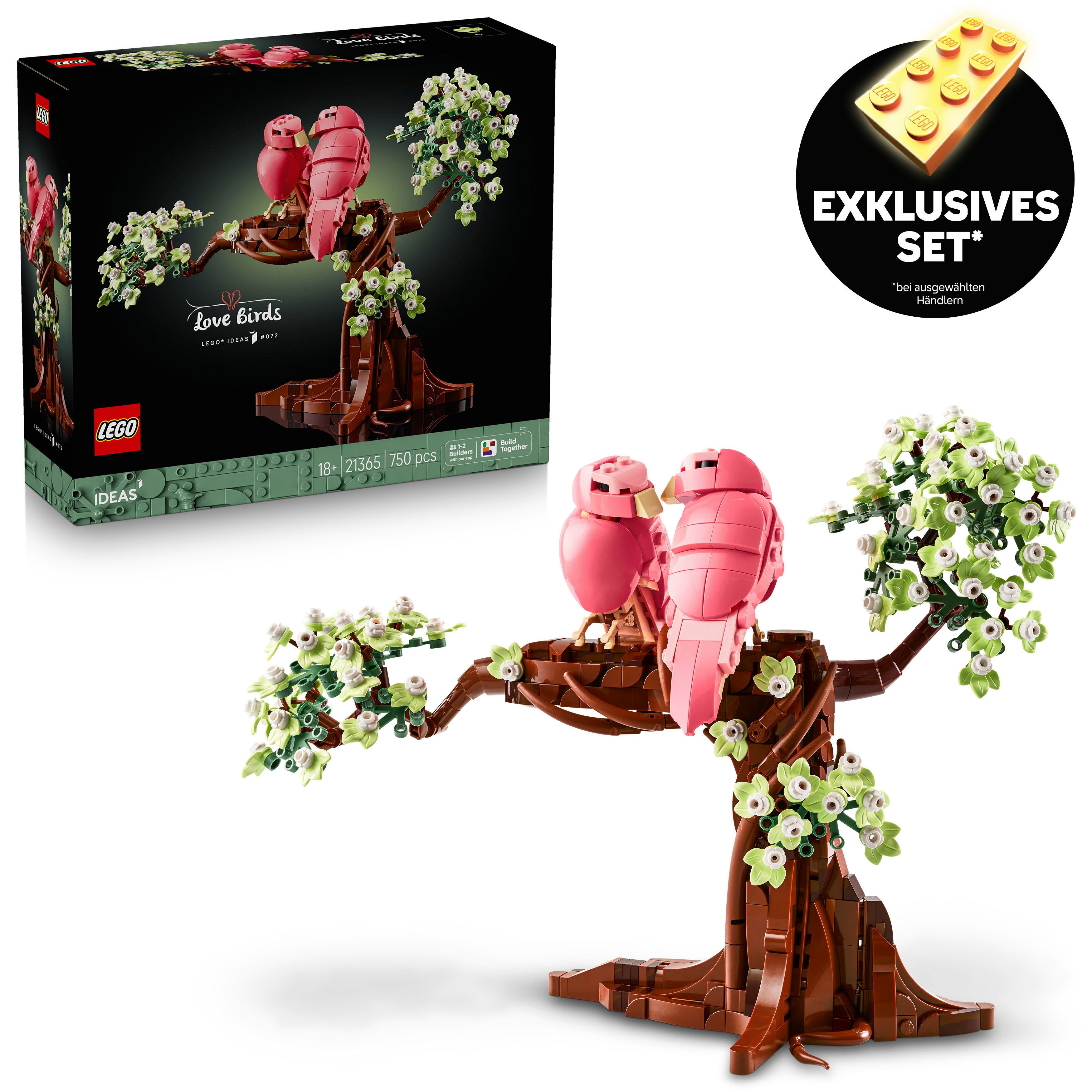 LEGO® Turteltauben (21365), LEGO Ideas Konstruktionsspielsteine, (750 St), günstig online kaufen