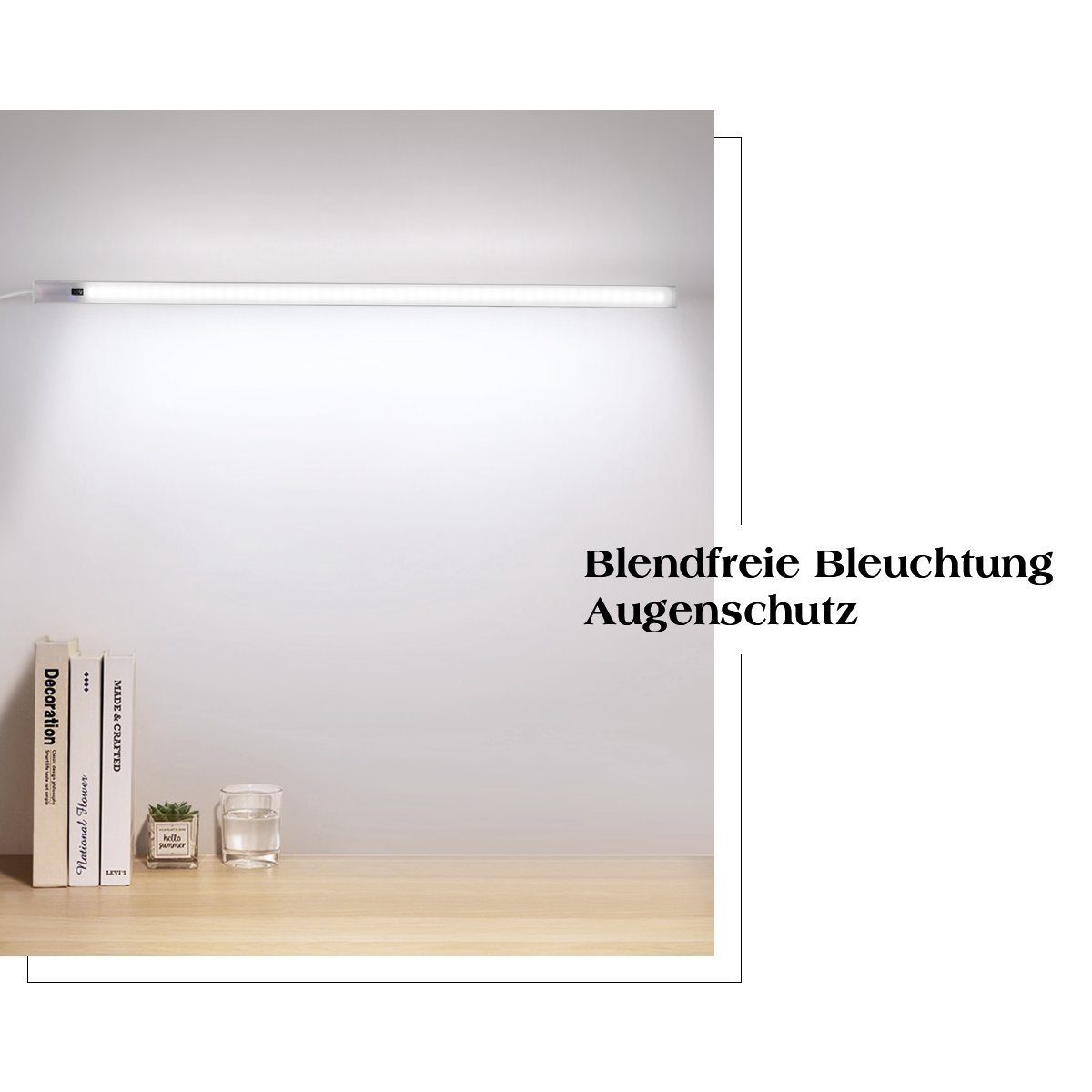 Treppen LED-Leiste,LED Schrank Ultradünne Schrankbeleuchtung mit Für Länge, integriert, LED ‎Kaltweiß, Bewegungssensor, oyajia fest Unterbauleuchte 230V, LED Aluminium Schrankleuchte, Kleiderschrank 30cm LED Bad Warmweiß,