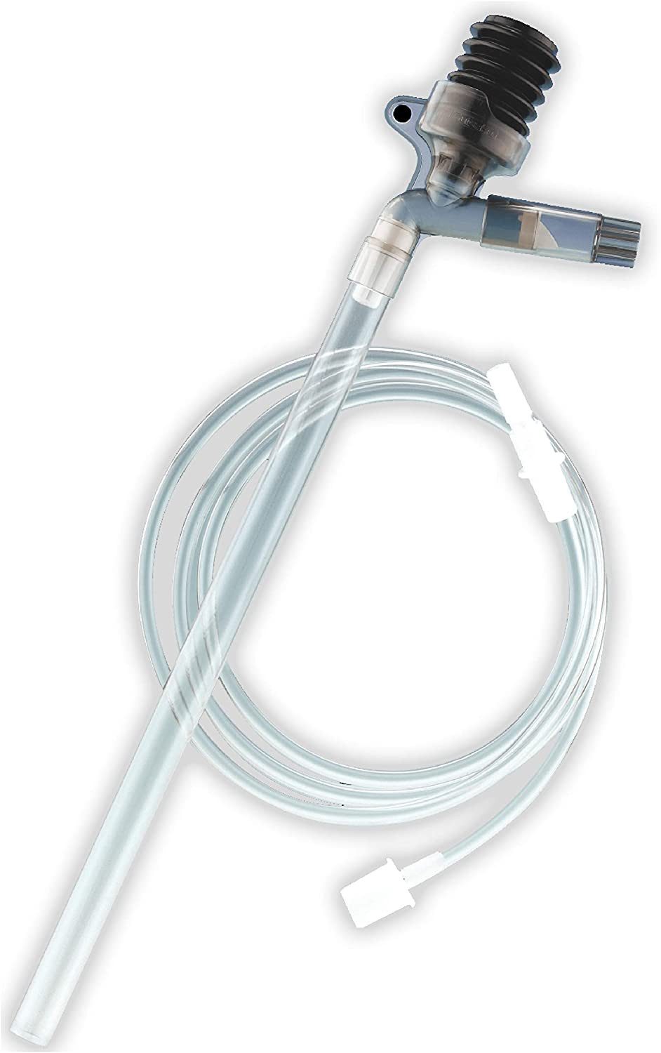 DENNERLE Aquariumpflege Nano Mulmsauger, 30cm Ansaugrohr, Integrierte Ventil-Pumpe, leichte Reinigung