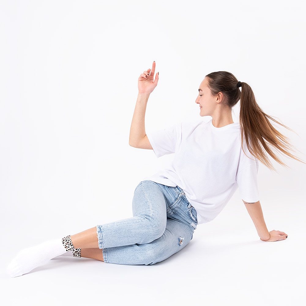 OCCULTO Sneakersocken Damen Motiv Quarter Socken 3er Pack (Modell: Gianna) (3-Paar)