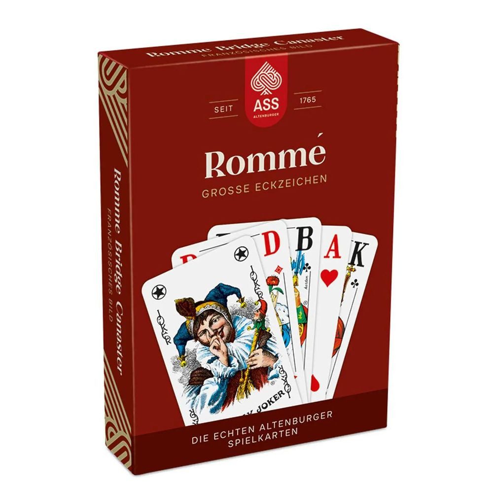 Cartamundi Spiel Senioren Rommé, französisches Bild