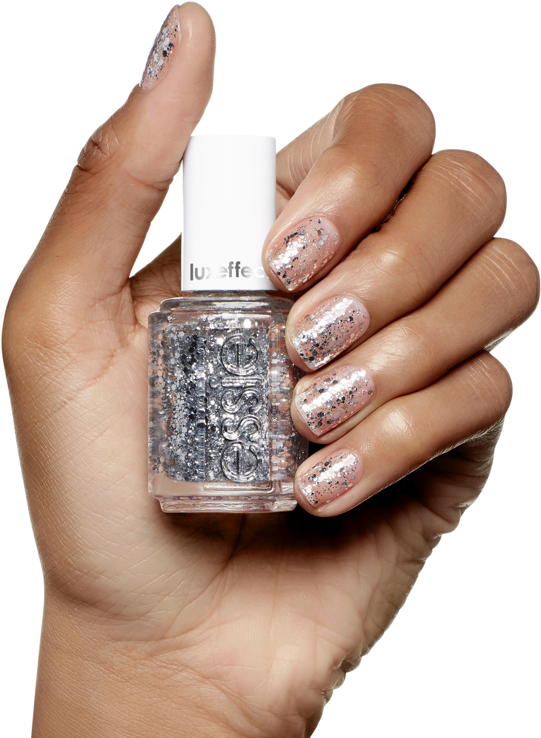 essie Überlack LUXE-EFFEKT, mit fantastischen Glitzer- und Pailletteneffekten
