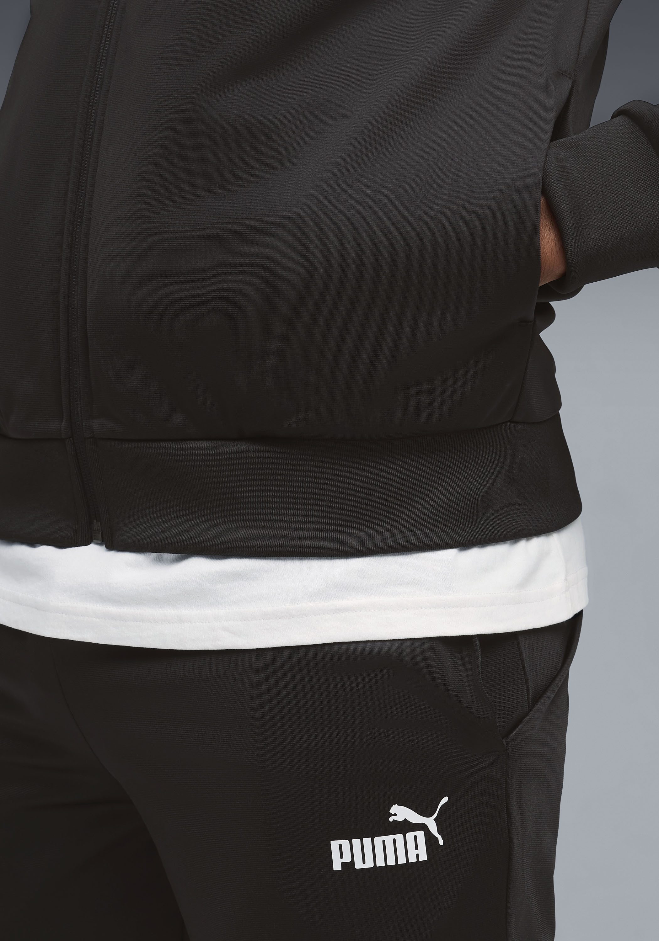 PUMA Trainingsanzug POLY BASEBALL SUIT (2-tlg), Set, für Sportmode und Streetwear, für Bewegungsfreiheit designt