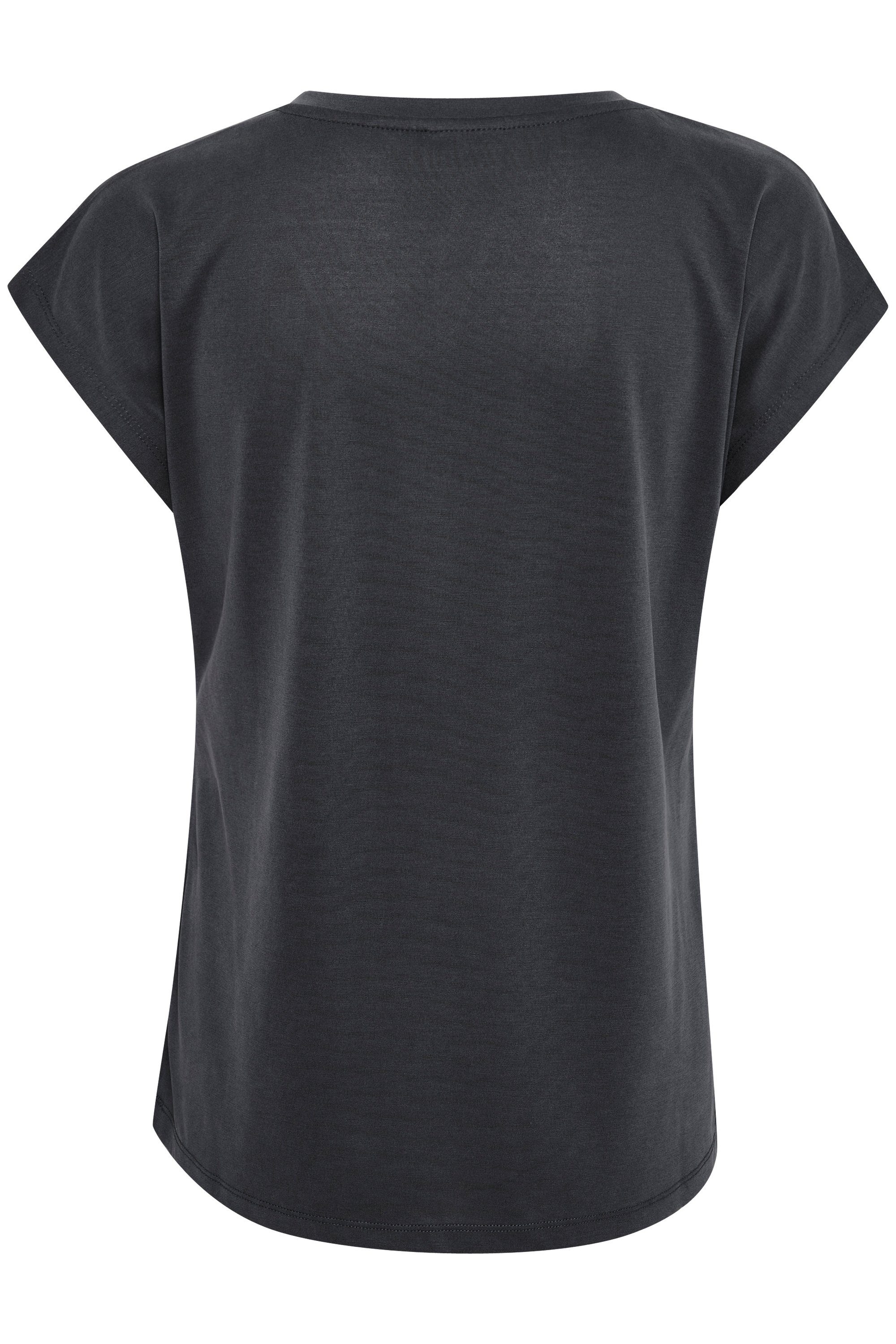 KAlise T-shirt black Washed T-Shirt SS KAFFE