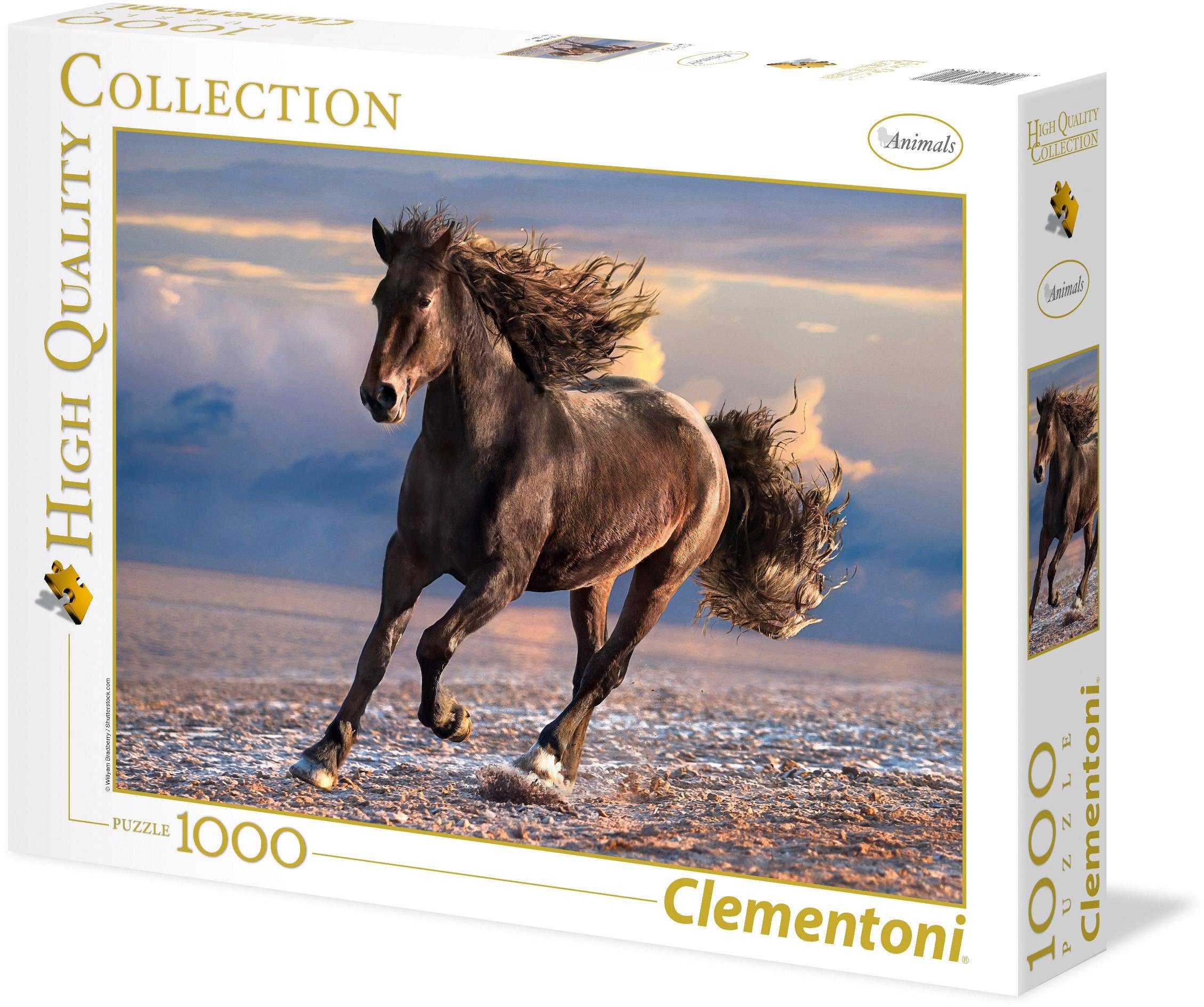 Clementoni® Puzzle High Quality Collection, Europe Puzzleteile, Made Wildpferd, 1000 in