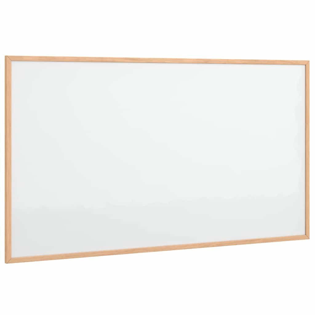 vidaXL Pinnwand Magnetisches Whiteboard mit Rahmen aus massivem Kiefernholz 100 x 55 c