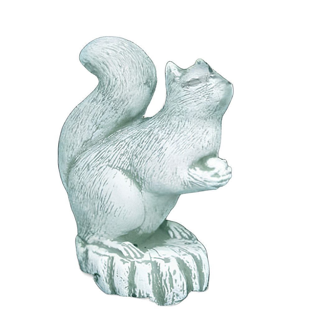 Skulptur Garten Dekoration Eichhörnchen Terrasse Stein Figuren Figur Statue