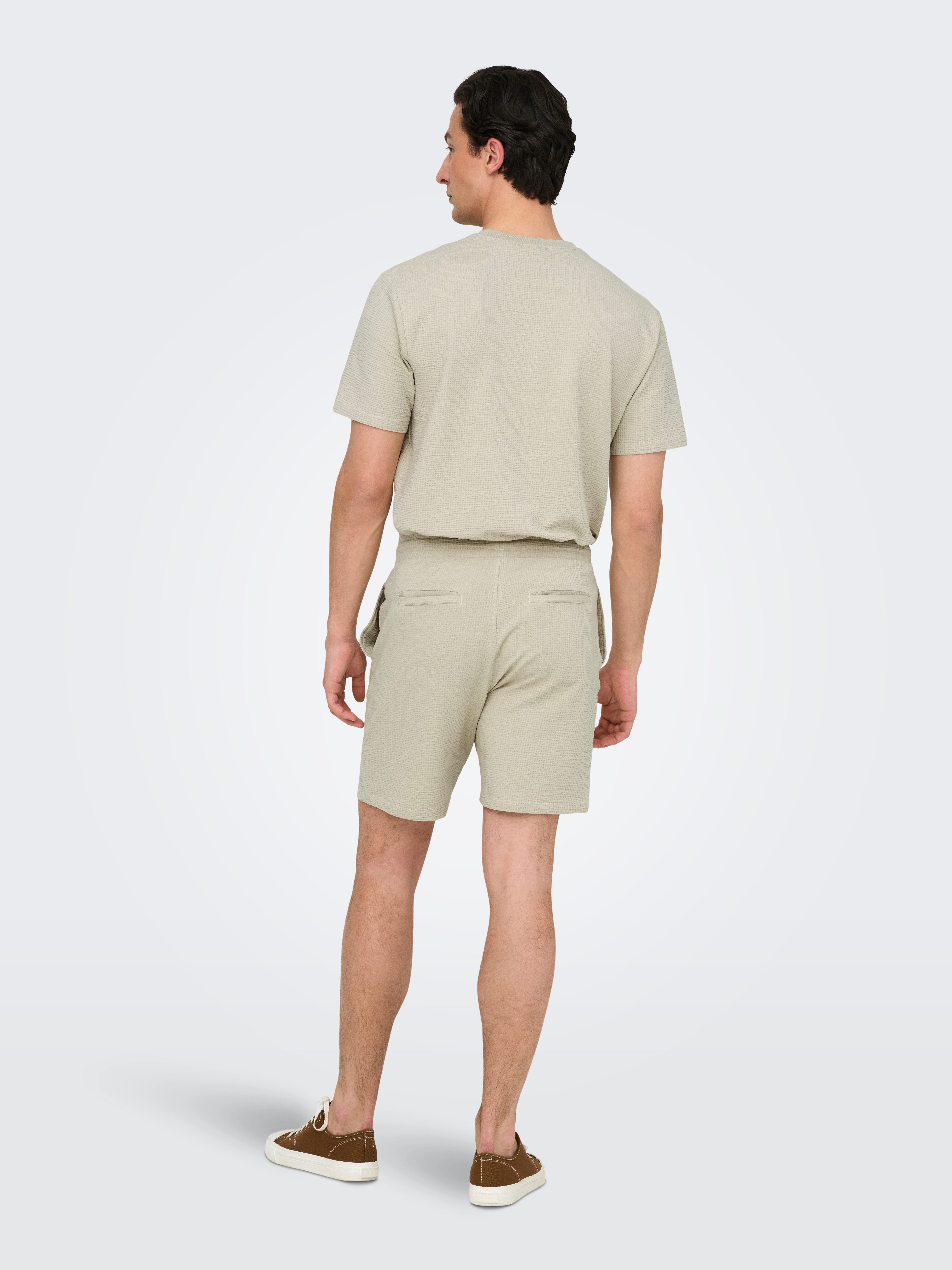 ONLY & SONS Shorts ONSKIAN LIFE REG SEERSUCKER SHORTS NOOS