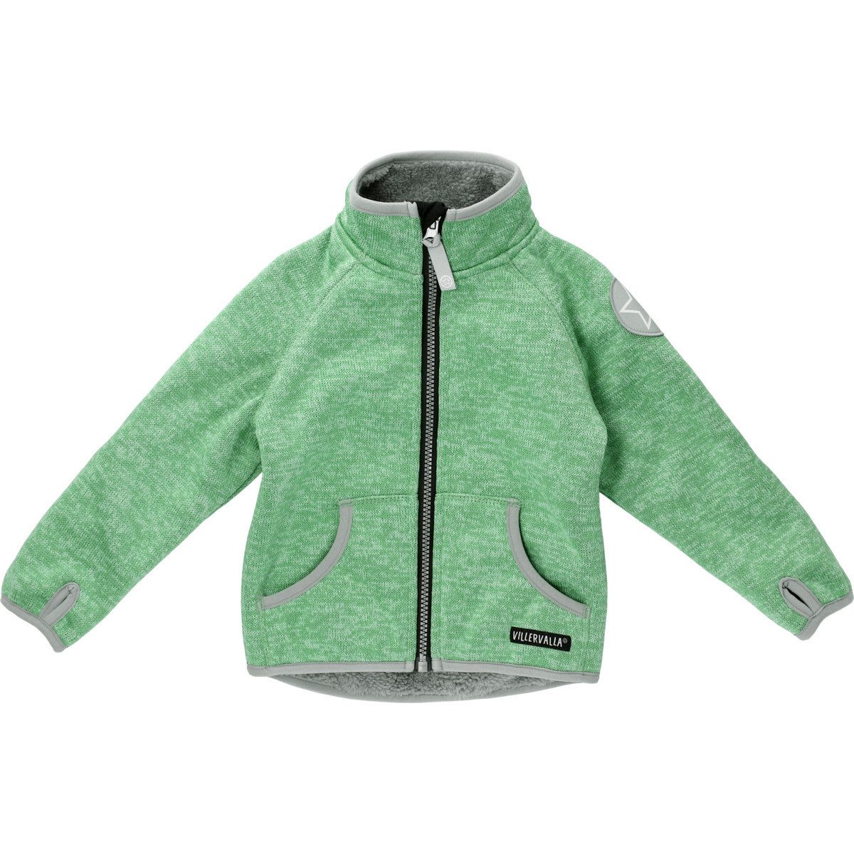 Villervalla Fleecejacke Stern Unisex Kinder Strickjacke, Übergangsjacke, Sweatjacke, Outdoorjacke, Wanderjacke