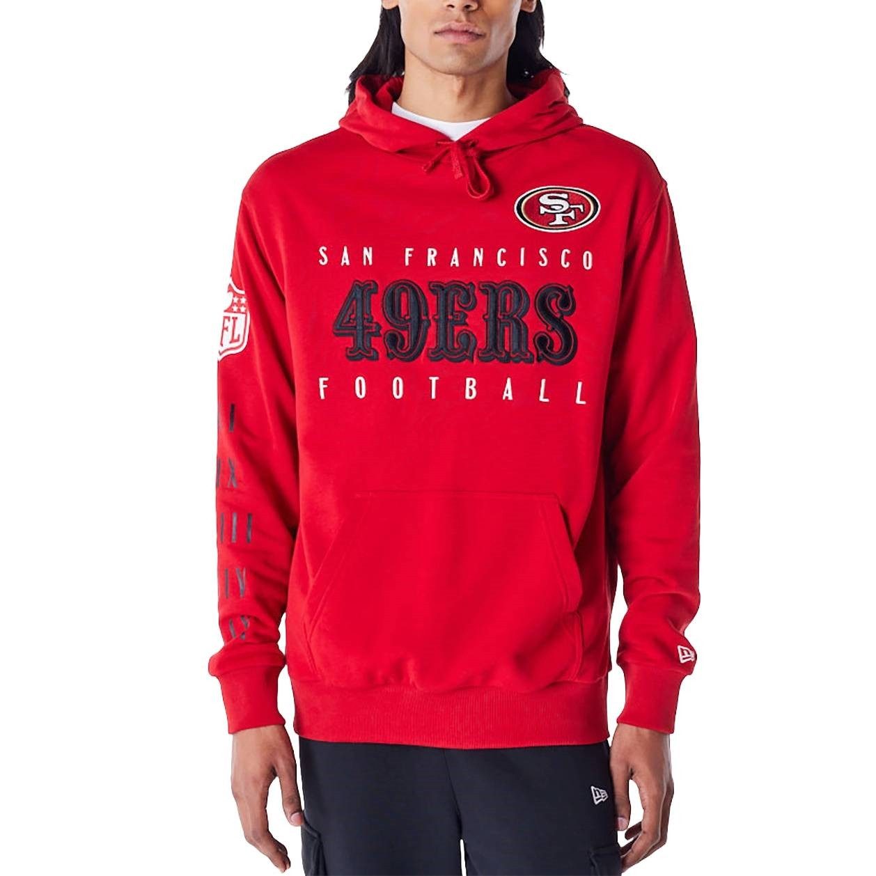 New Era Hoodie Hoodie New Era NFL Patch San Francisco 49ers (1-tlg) "San Francisco 49ers" Logo-Stitch auf der Vorderseite
