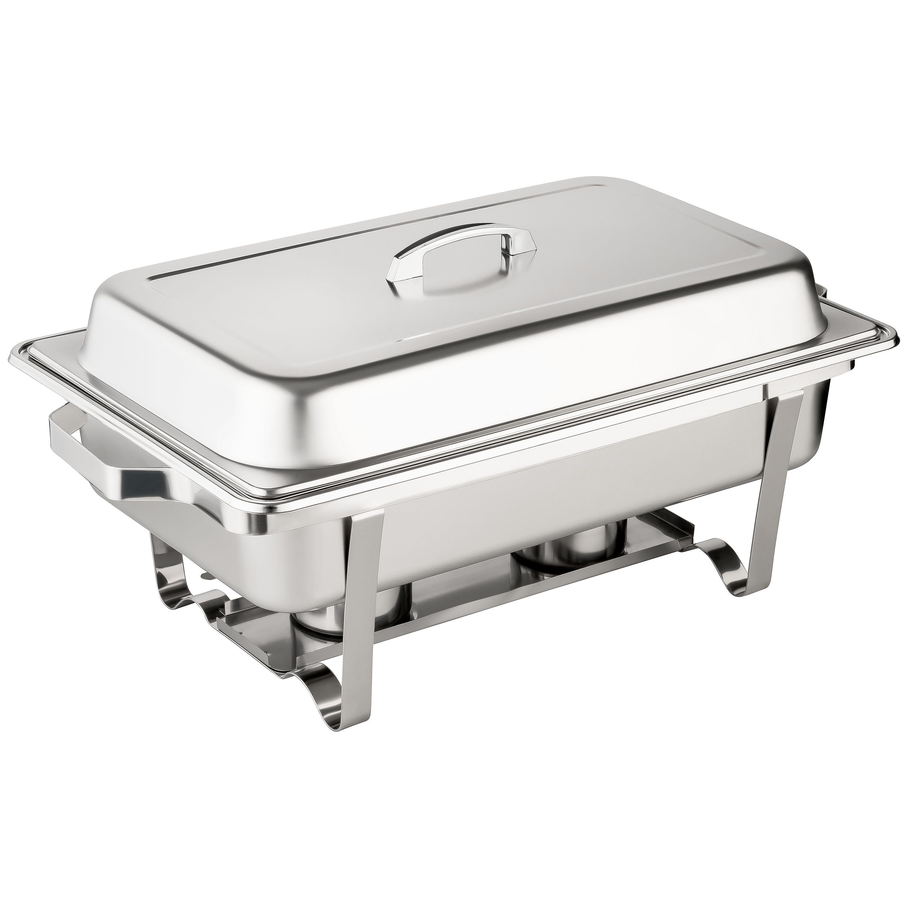 Morleos Speisenwärmer Speisewärmer Chafing Dish GN 1/2 Catering Behälter, Basic, 2x GN 1/2 Behälter