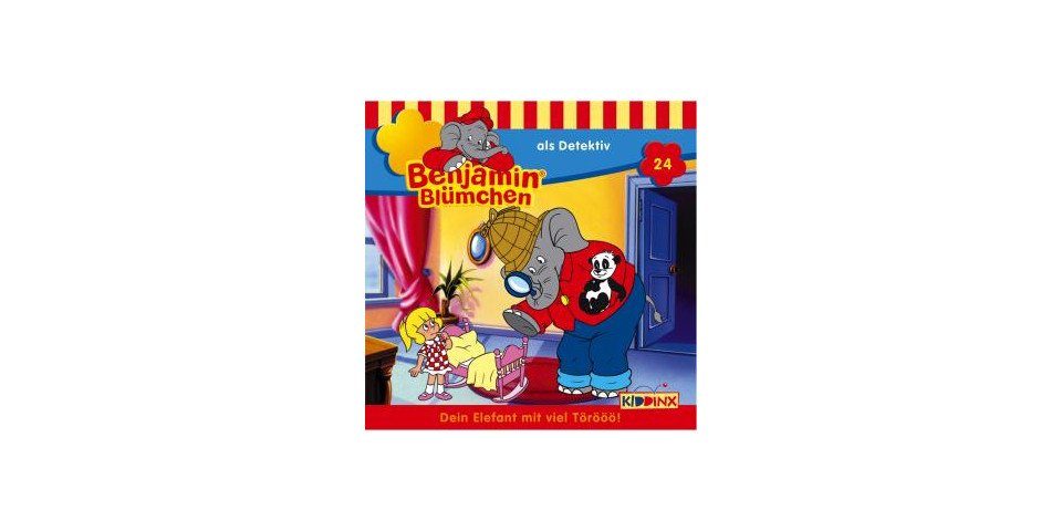 Hörspiel-CD Benjamin Blümchen 024 - als Detektiv