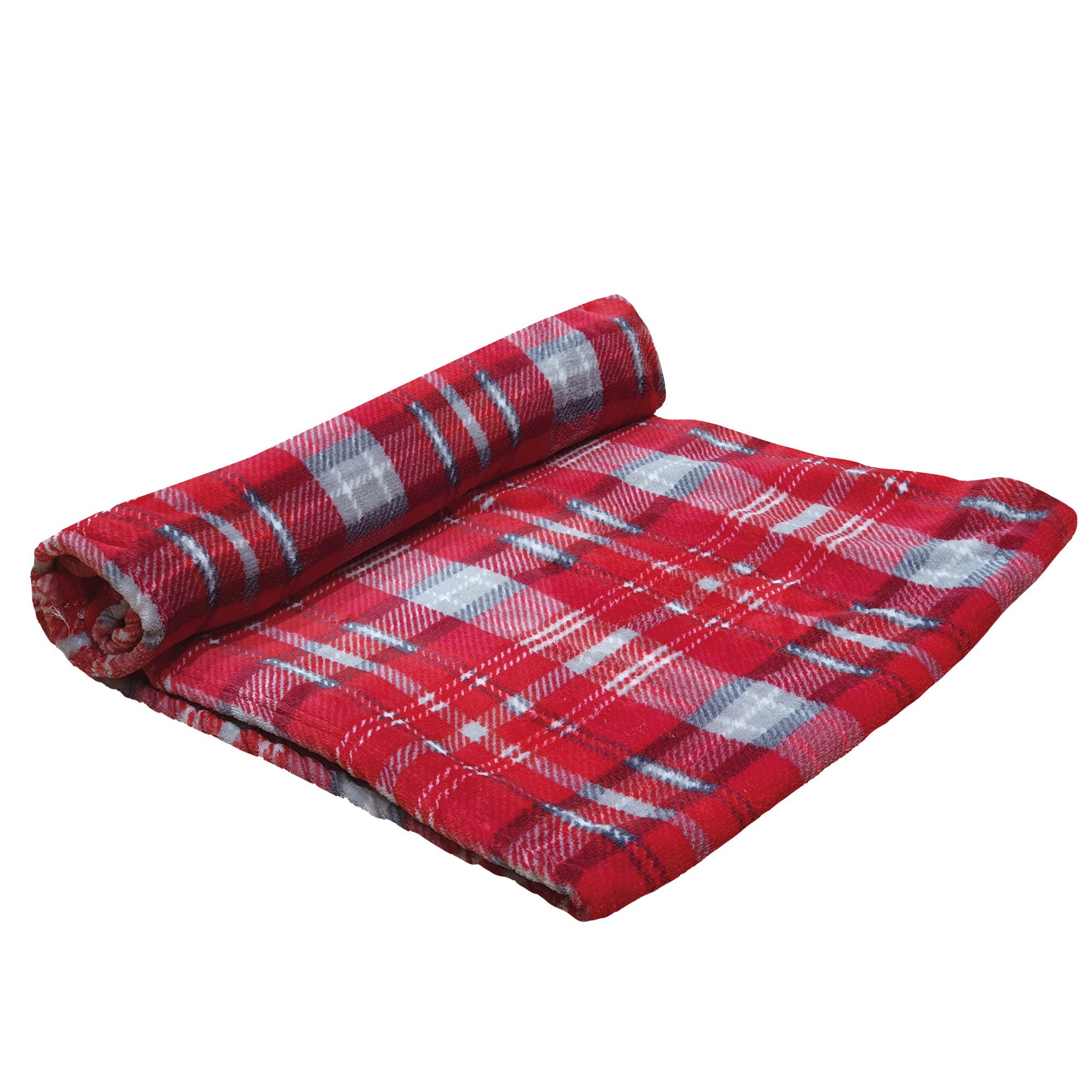 Nobby Tierdecke Nobby Fleecedecke Kareli - Hundedecke Rot-Kariert, verschiedene Größen