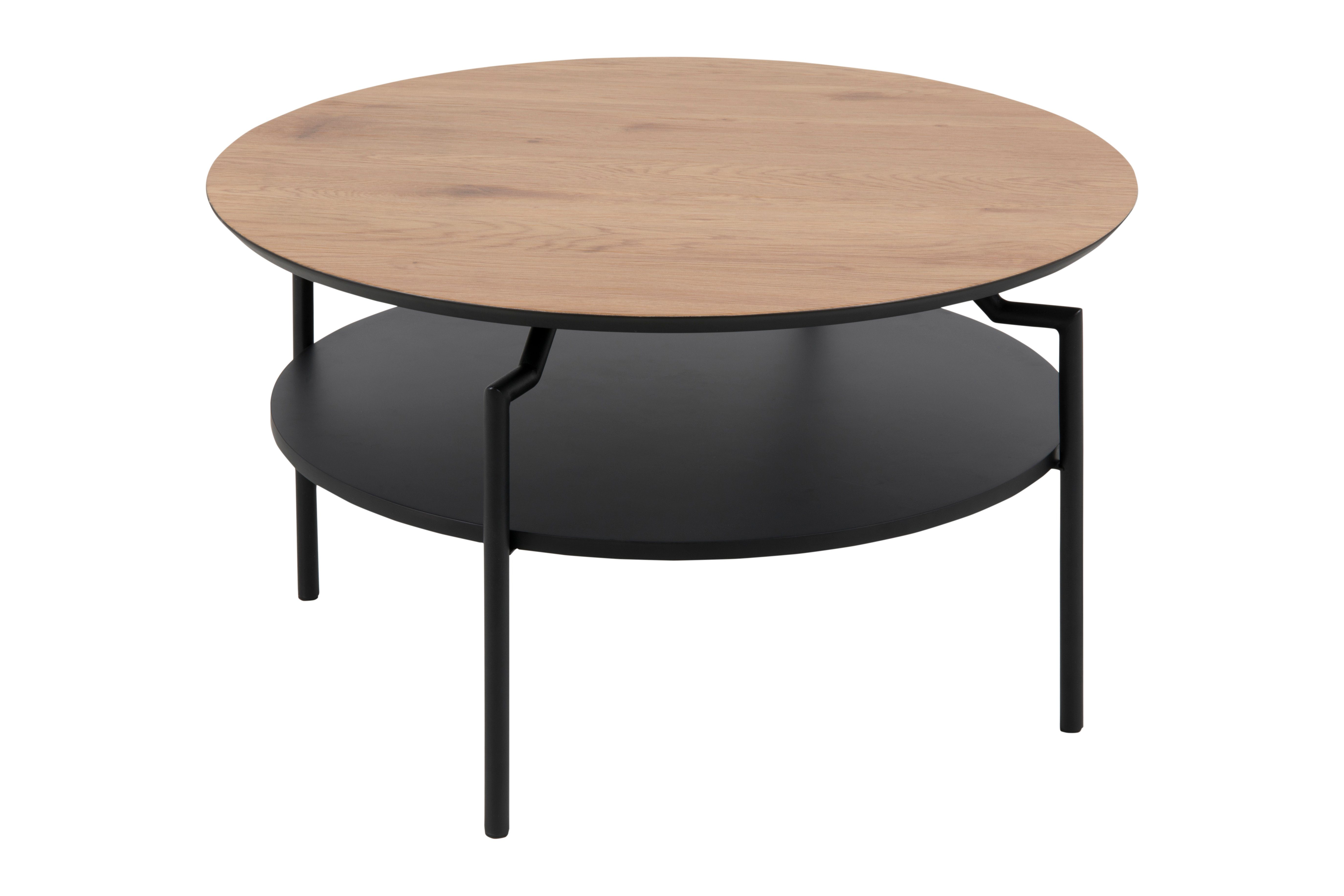 Couchtisch Gold Couchtisch Ø80 cm Schwarz.