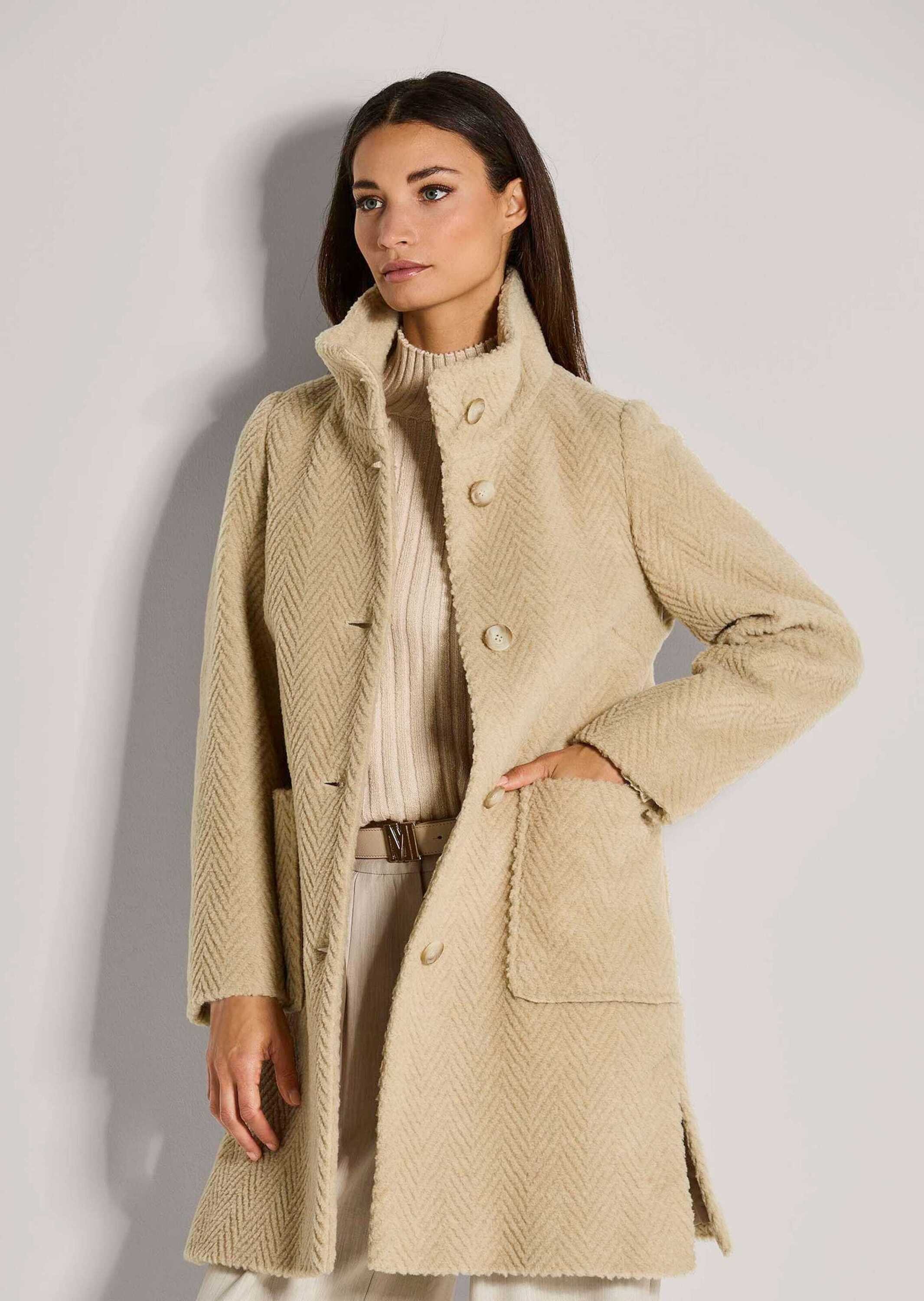 MADELEINE Kurzmantel Leicht gefütterter Einreiher mit Vintage-Note Leicht g günstig online kaufen