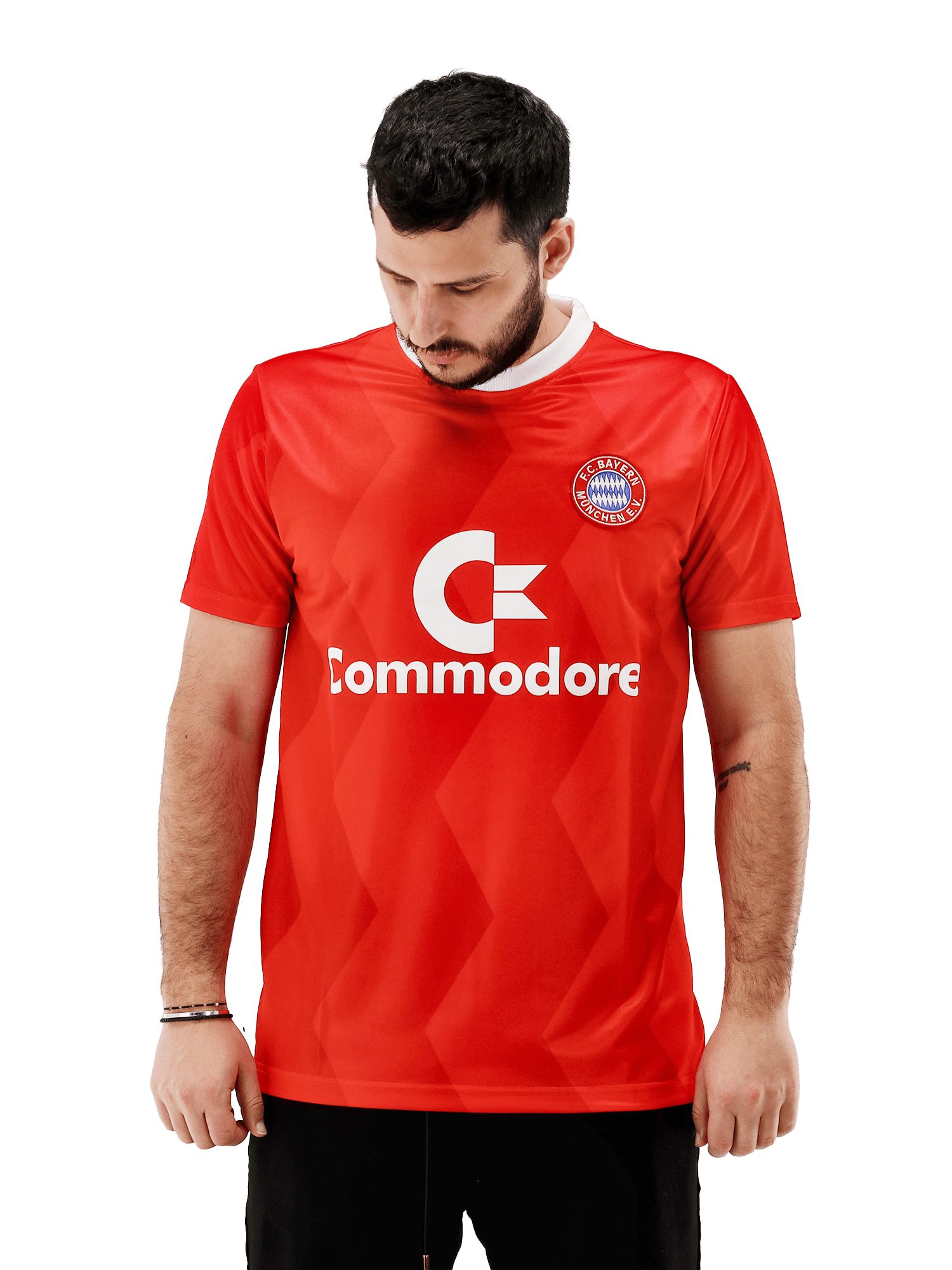 COPA T-Shirt FC Bayern München Retro Trikot 1988-89 Rot I Fußball I Розмір M