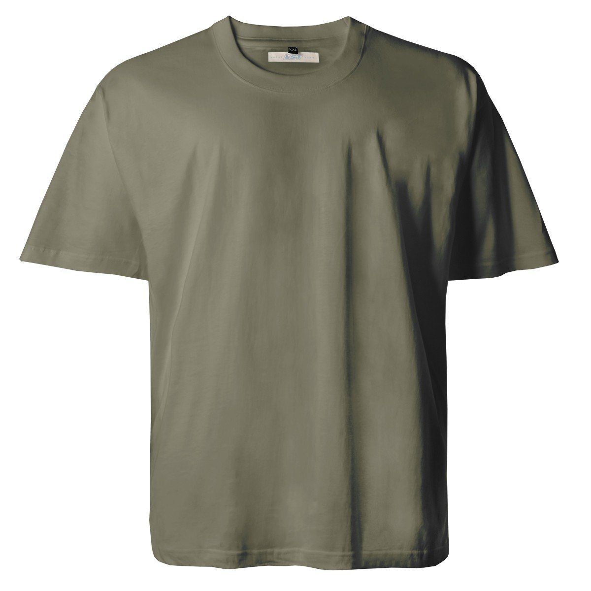 Lucky Star Rundhalsshirt Übergrößen T-Shirt in oliv von Lucky Star | T-Shirts