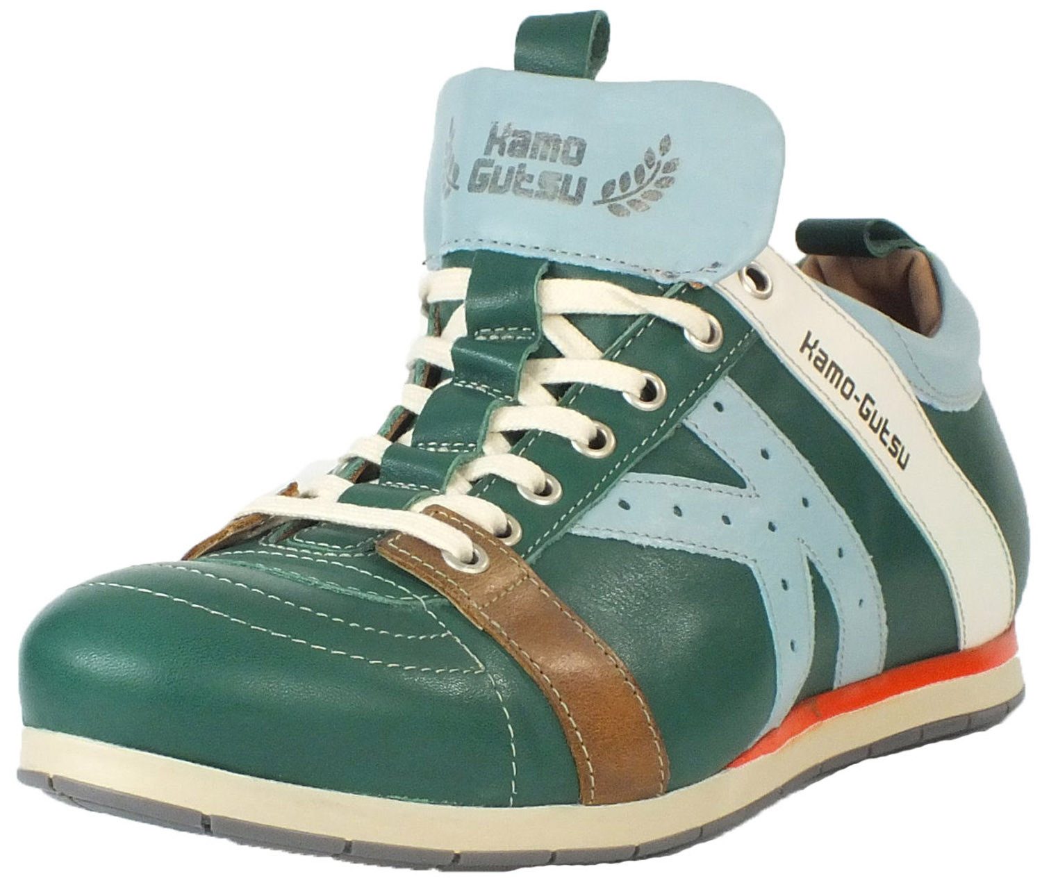 Kamo-Gutsu Herren Leder Sneaker Sneaker Wechselfussbett