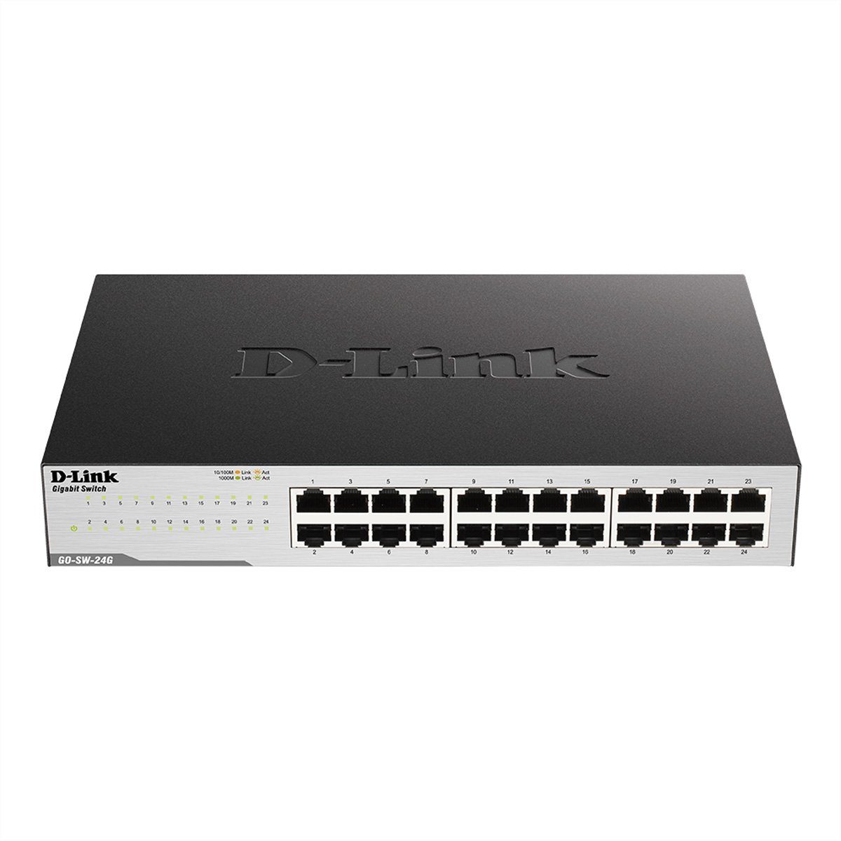 GO-SW-24G/E Switch 24-Port Gigabit Easy Desktop Netzwerk-Switch