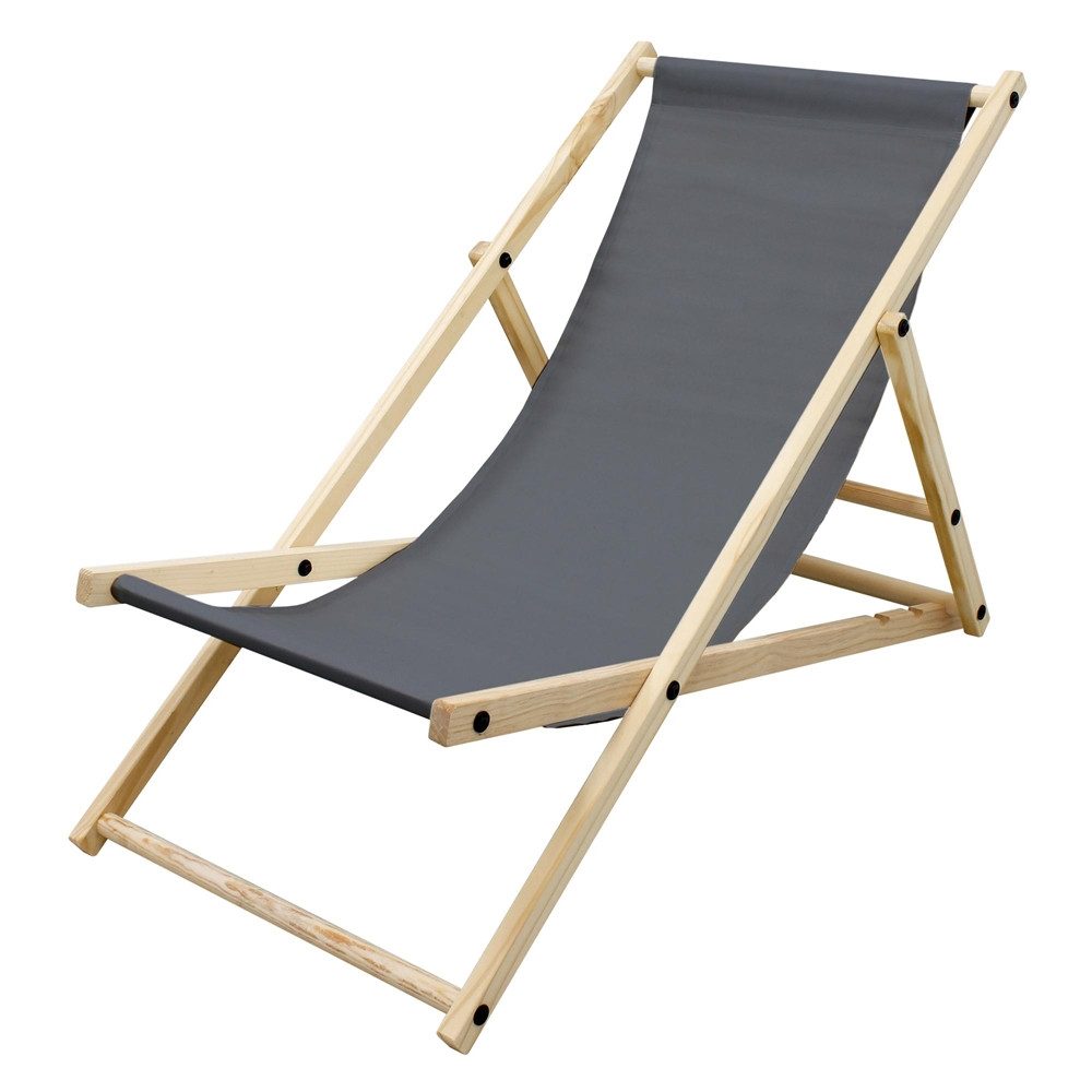 ECD Germany Gartenliege Holz Beachstuhl klappbarer günstig online kaufen