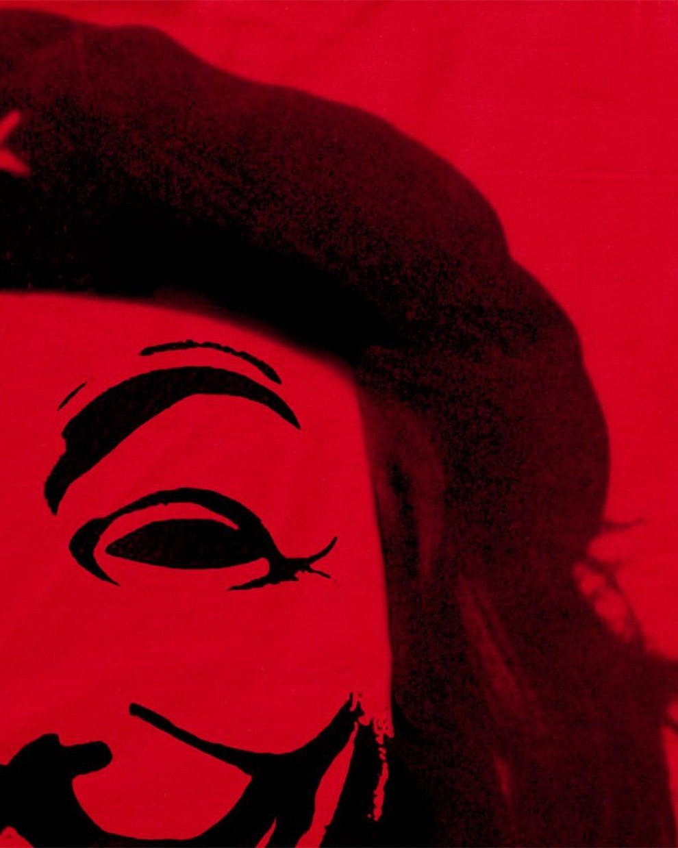 hacker kuba T-Shirt guy Guevara maske Herren Anonymous rot Che guy fawkes Print-Shirt g8 style3 fawkes occupy