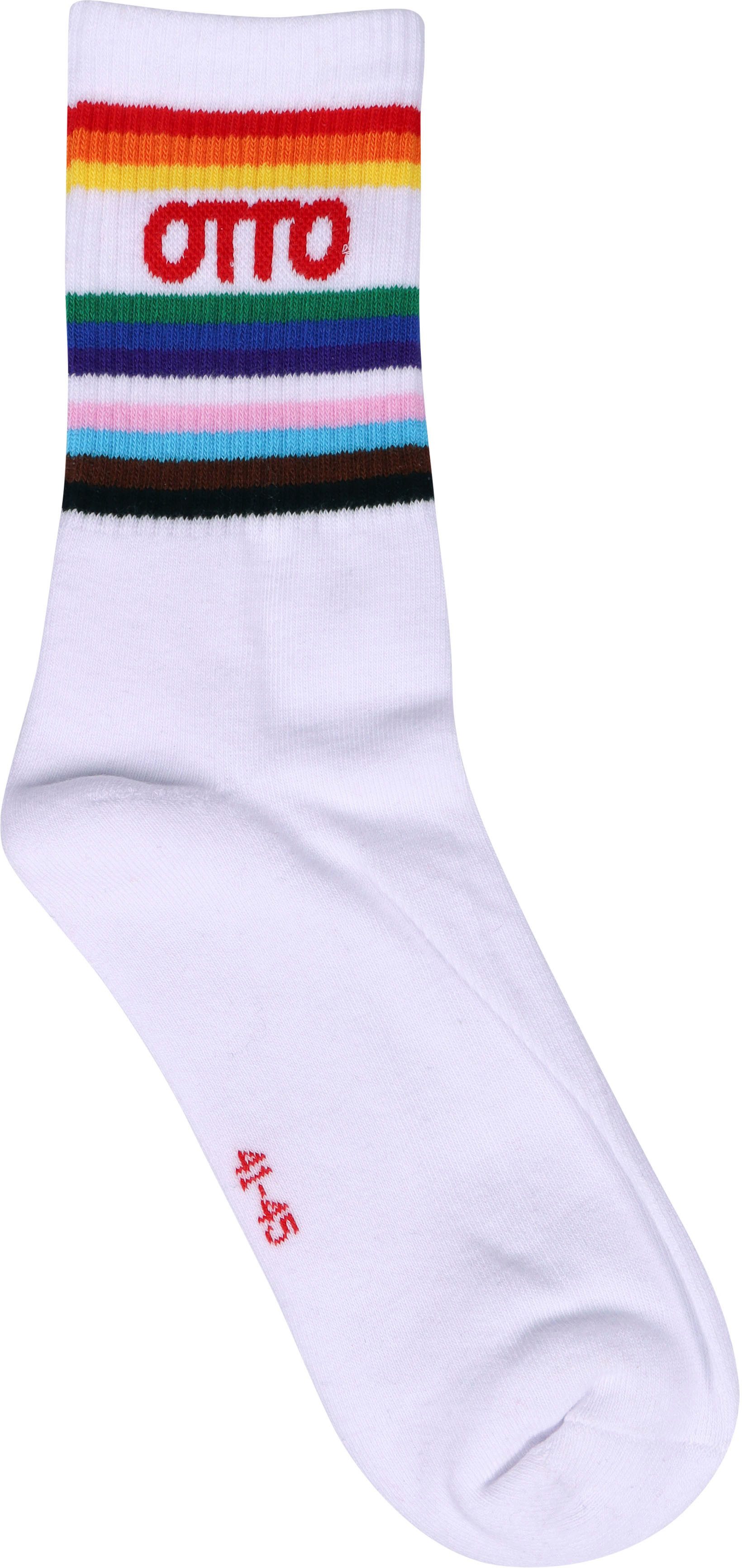 Capelli New York Socken Limited Edition Pride-Socken mit OTTO-Logo, hochwertige softe Qualität