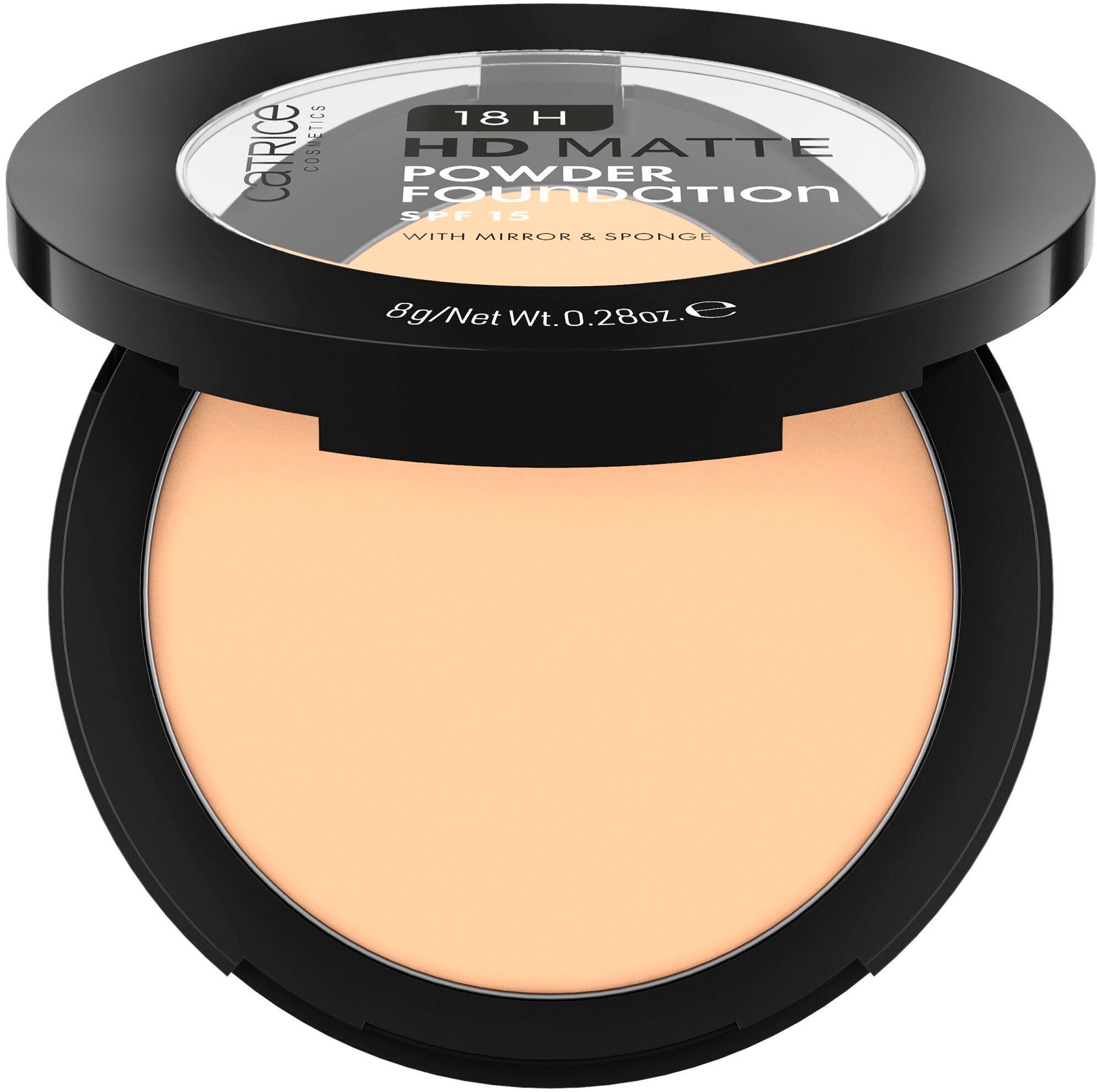 Catrice Puder 3-tlg. Matte 18H Powder HD nude 025C Foundation