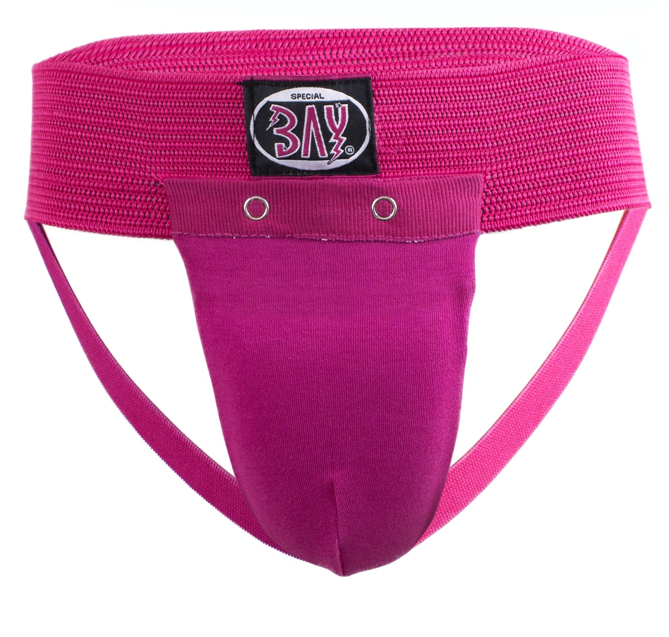 BAY-Sports Tiefschutz Soft Damen Suspensorium Frauen Mädchen pink, Für Erwachsene und Kinder, XS - XL, Lady, waschmaschinenfest