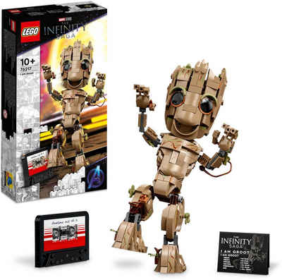 LEGO® Konstruktionsspielsteine »Ich bin Groot (76217), LEGO® Marvel«, (476 St), Made in Europe