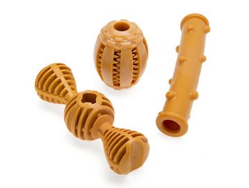 Comfy Spielknochen Ecomfy - Hundespielzeug Meaty Eco Dental Stick 12,5 cm, Zahnfleischmassierendes Design, 100% aus recyceltem Material