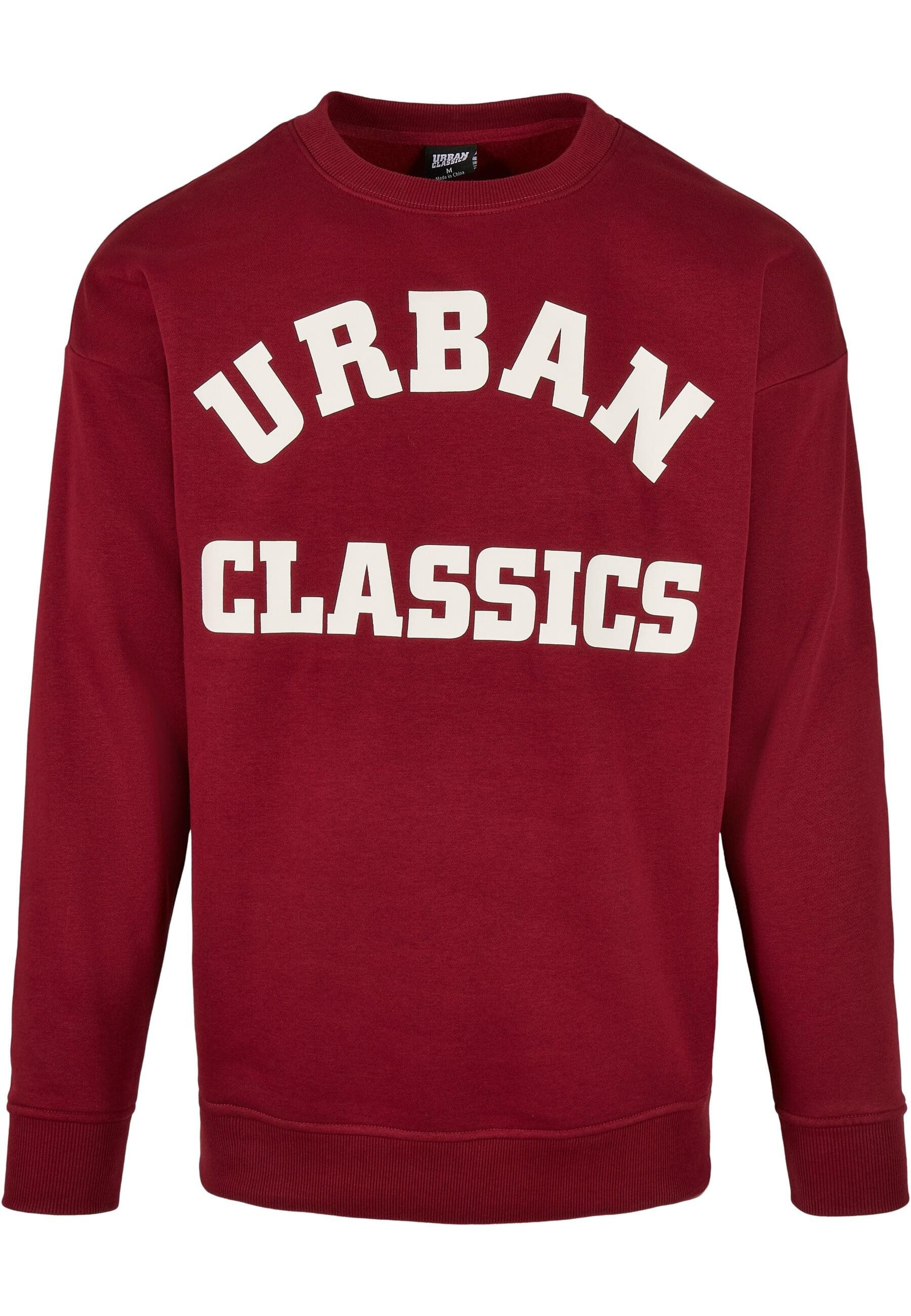 Rundhalspullover Urban Classics Herren College Print Crew