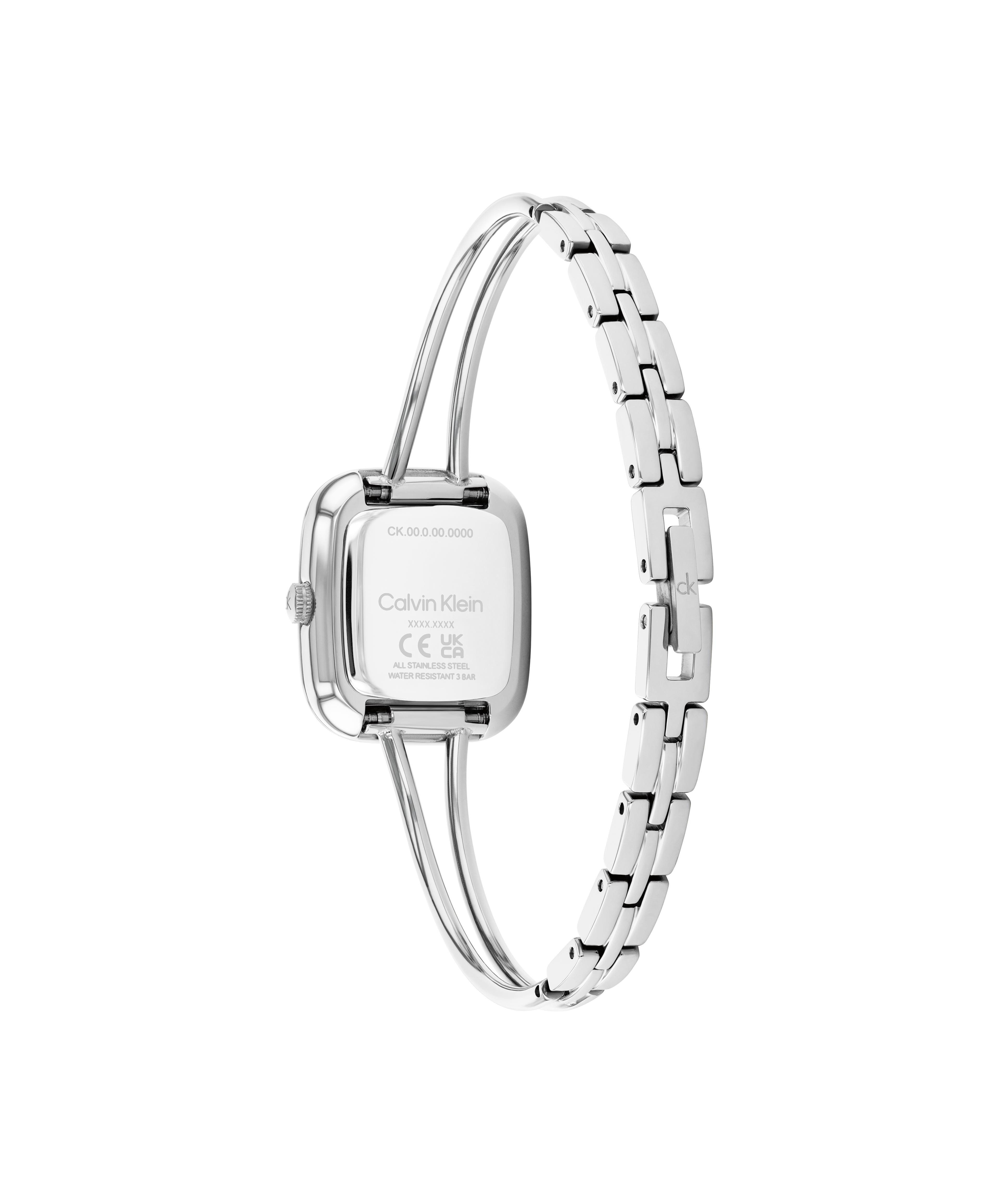 Calvin Klein Quarzuhr CK ADORE BANGLE 25100131, Armbanduhr, Damenuhr, Edelstahlarmband, analog