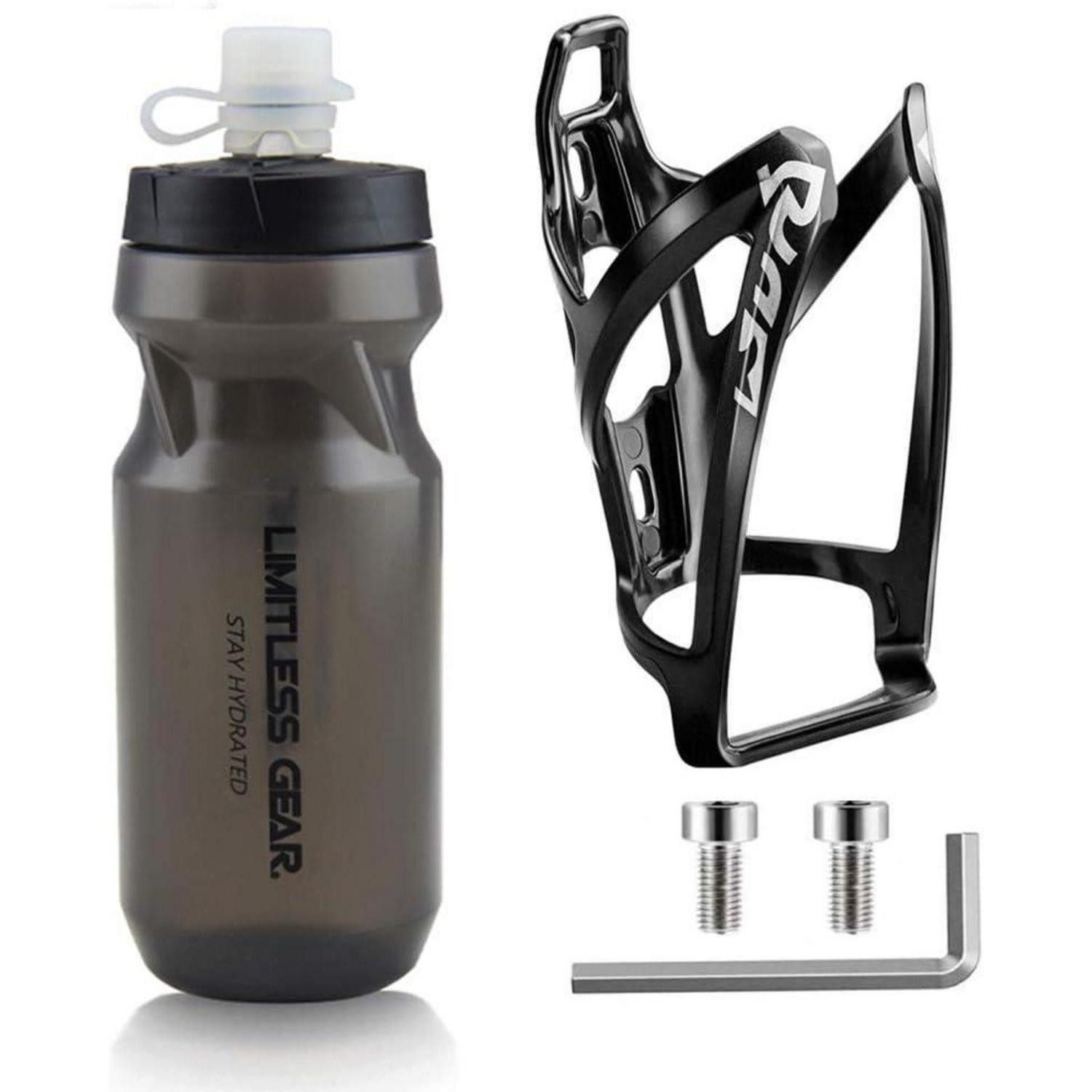 LuxusKollektion Fahrrad-Flaschenhalter Fahrradflaschenhalter Getränkehalter leicht mit 21 Oz Flasche Rennrad