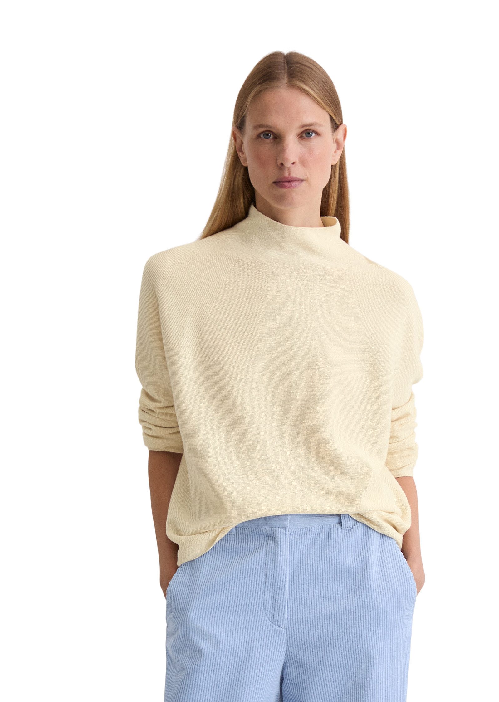 Marc O'Polo Strickpullover aus softer Bio-Baumwolle