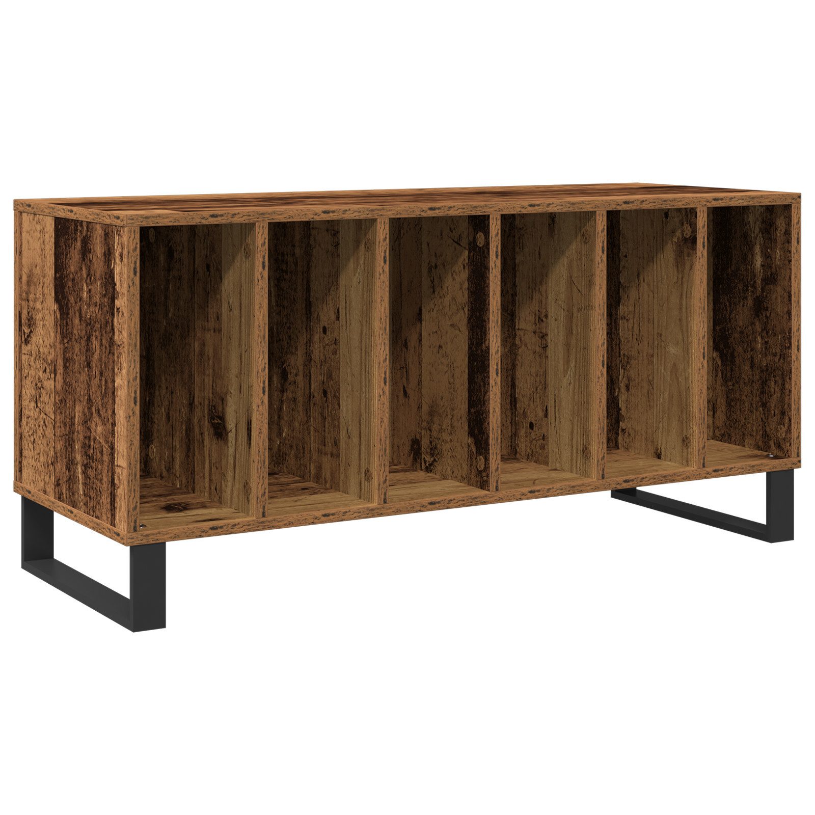 vidaXL Media-Regal Schallplattenschrank Artisan Eiche 100x38x48 günstig online kaufen