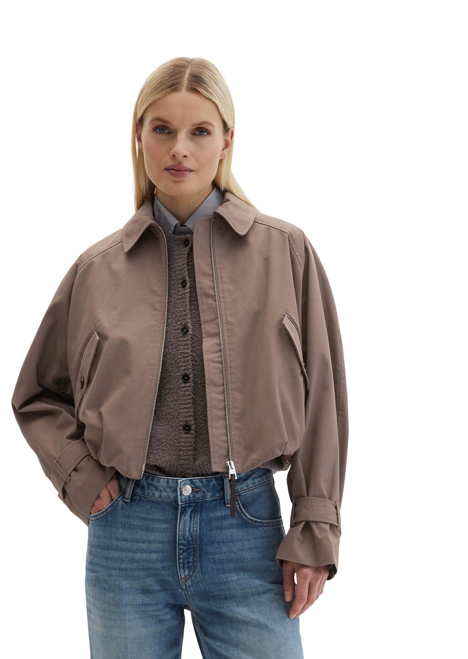 Marc O'Polo Outdoorjacke aus Organic Cotton-Lyocell-Mix günstig online kaufen