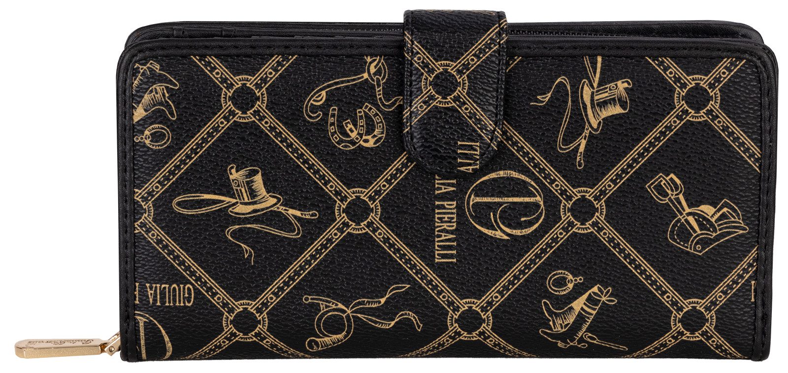 Giulia Pieralli Geldbörse Giulia Pieralli Damen Geldbörse Geldbeutel Brieftasche Portmonee XXL, Damen Geldbörse klappbar mit Reißverschluss Portemonnaie Geldbeu – Bild 3 von 5