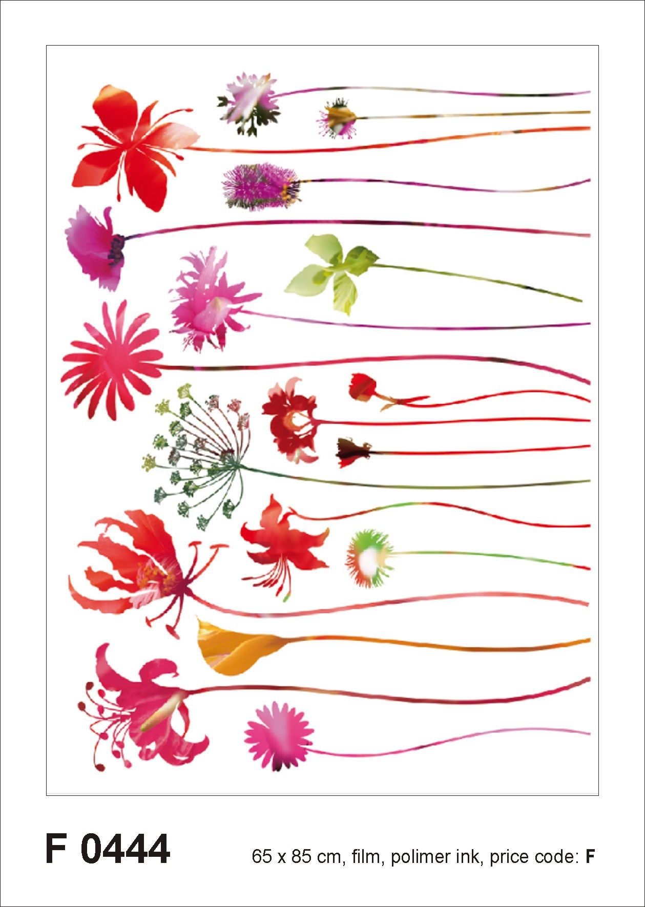 Sanders & Sanders Wandtattoo Blumen