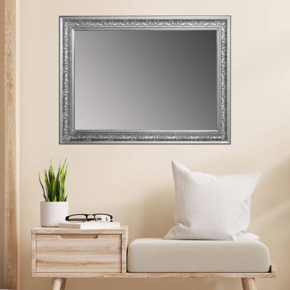 LebensWohnArt Wandspiegel Traumhafter Spiegel FIORAL 82x62cm günstig online kaufen