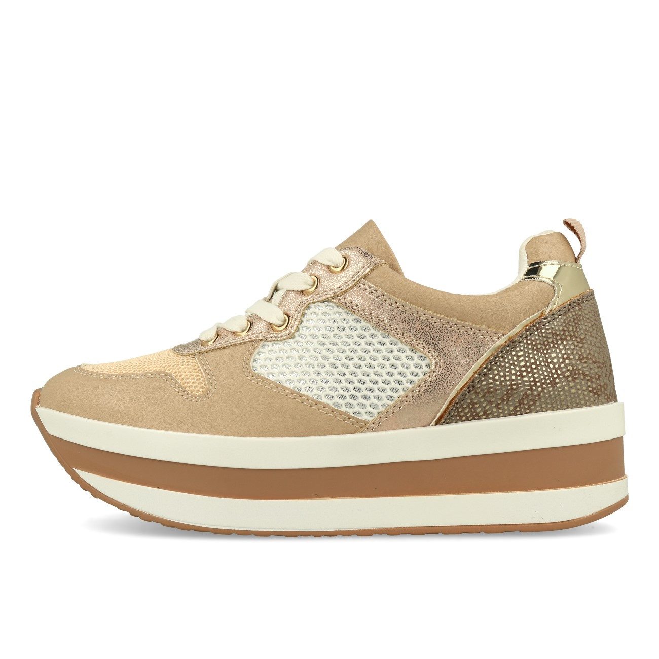 La Strada La Strada 2001098 Damen Sneaker Old Pink PU Mesh Sneaker