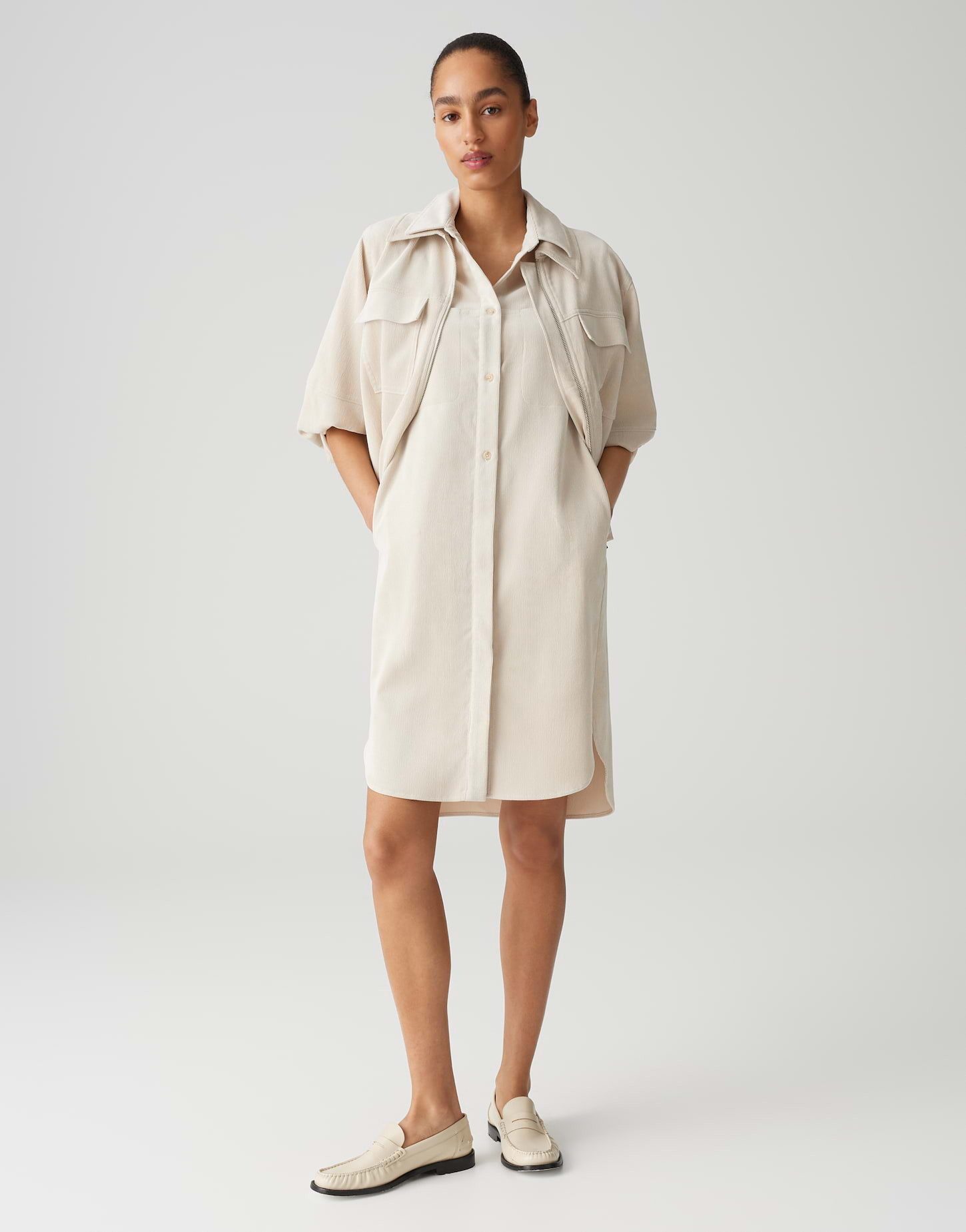 OPUS Hemdblusenkleid WINCHESTA im Hemdblusenstil