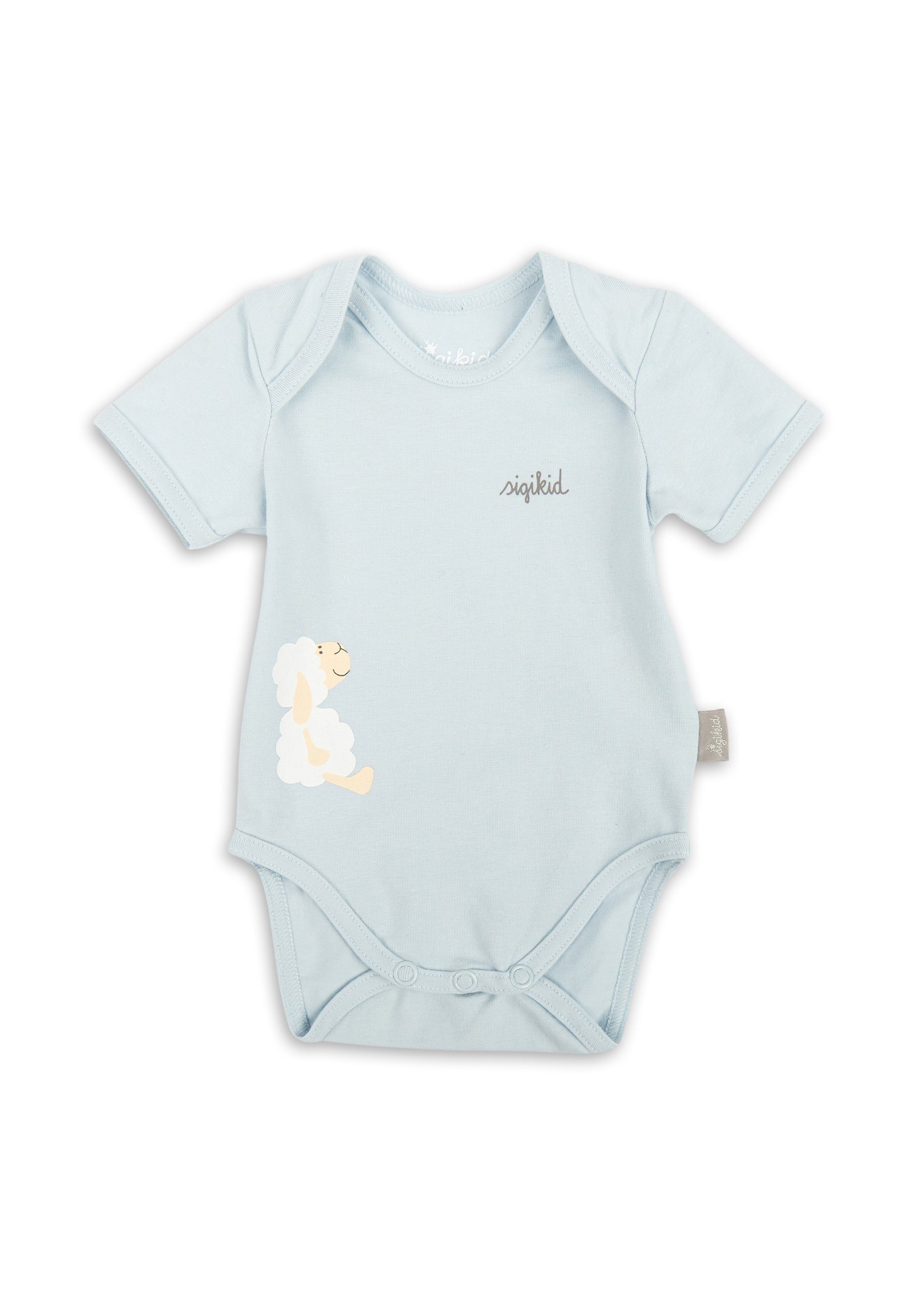 Sigikid Kurzarmbody Baby Unterwäsche Body, kurzarm (1-tlg) blau