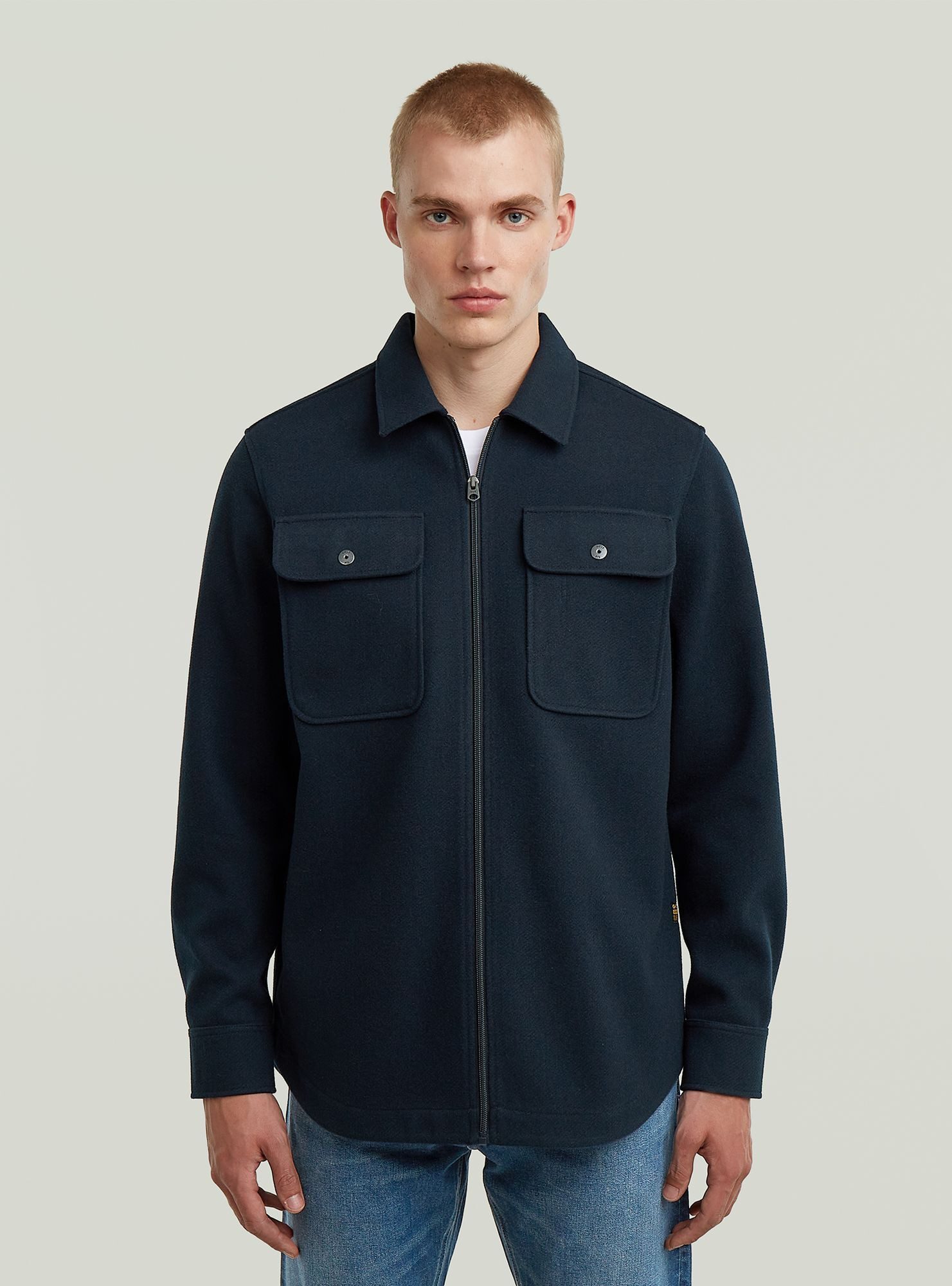 Langarmshirt GPO Zip Overshirt