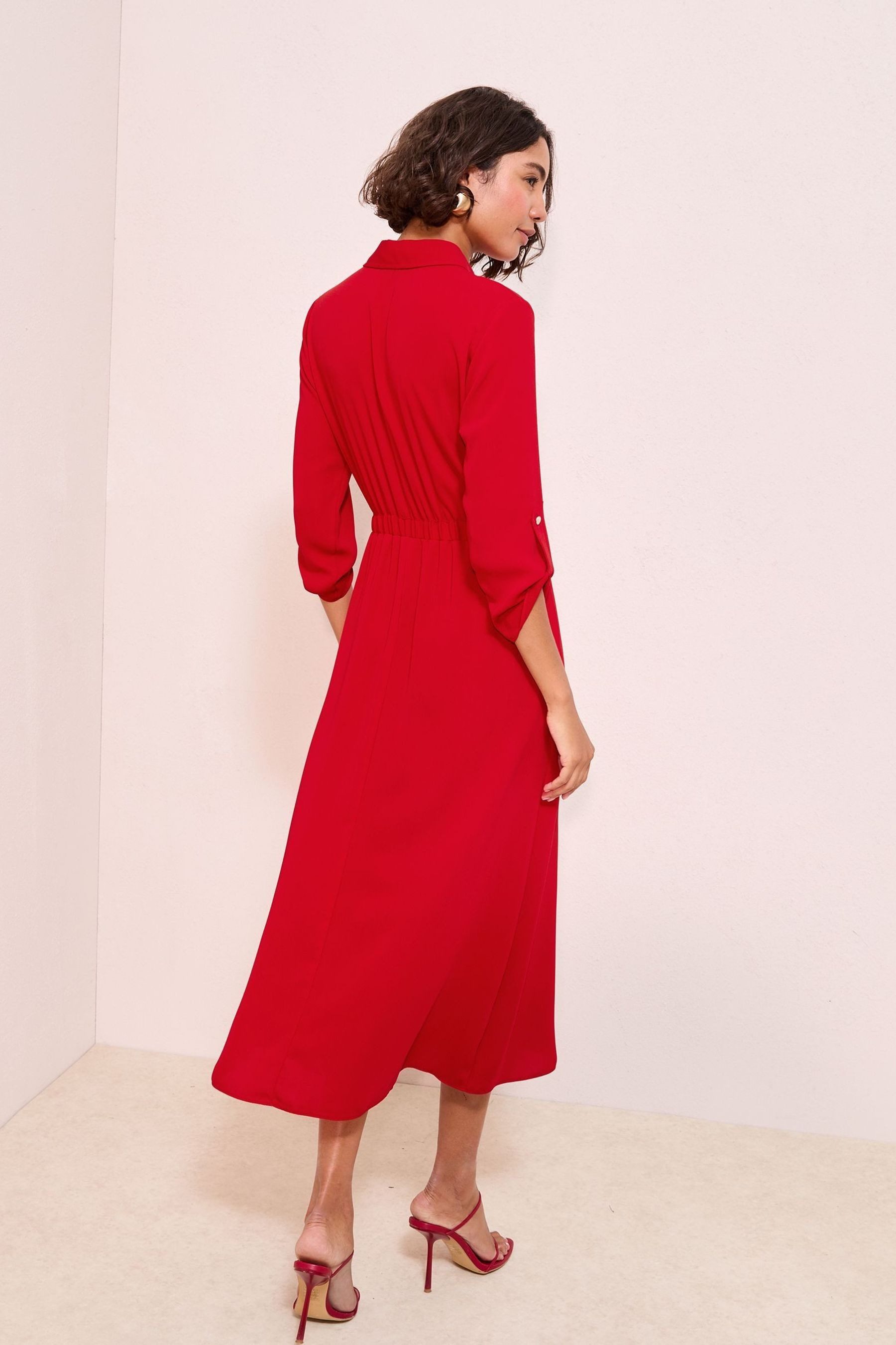 Friends Like These Midikleid Friends Like These Midi-Hemdblusenkleid, Kurzg günstig online kaufen