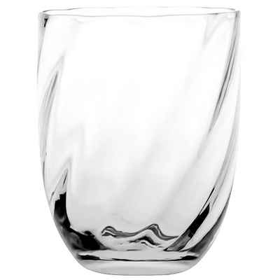 KLIMCHI Glas Marika im 2er Set; Tumbler für ca. 200 - 240 ml; Elegantes Wasserglas / Saftglas aus mundgeblasenem Kristallglas, Kristallglas
