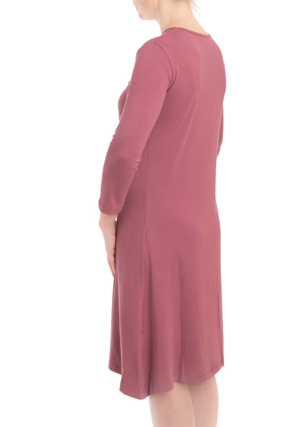 KMISSO Umstandskleid Damen Stillhemd Stillkleid Schlafshirt Nighty Sleep Pyjama 21712 (1-tlg) im eleganten Look