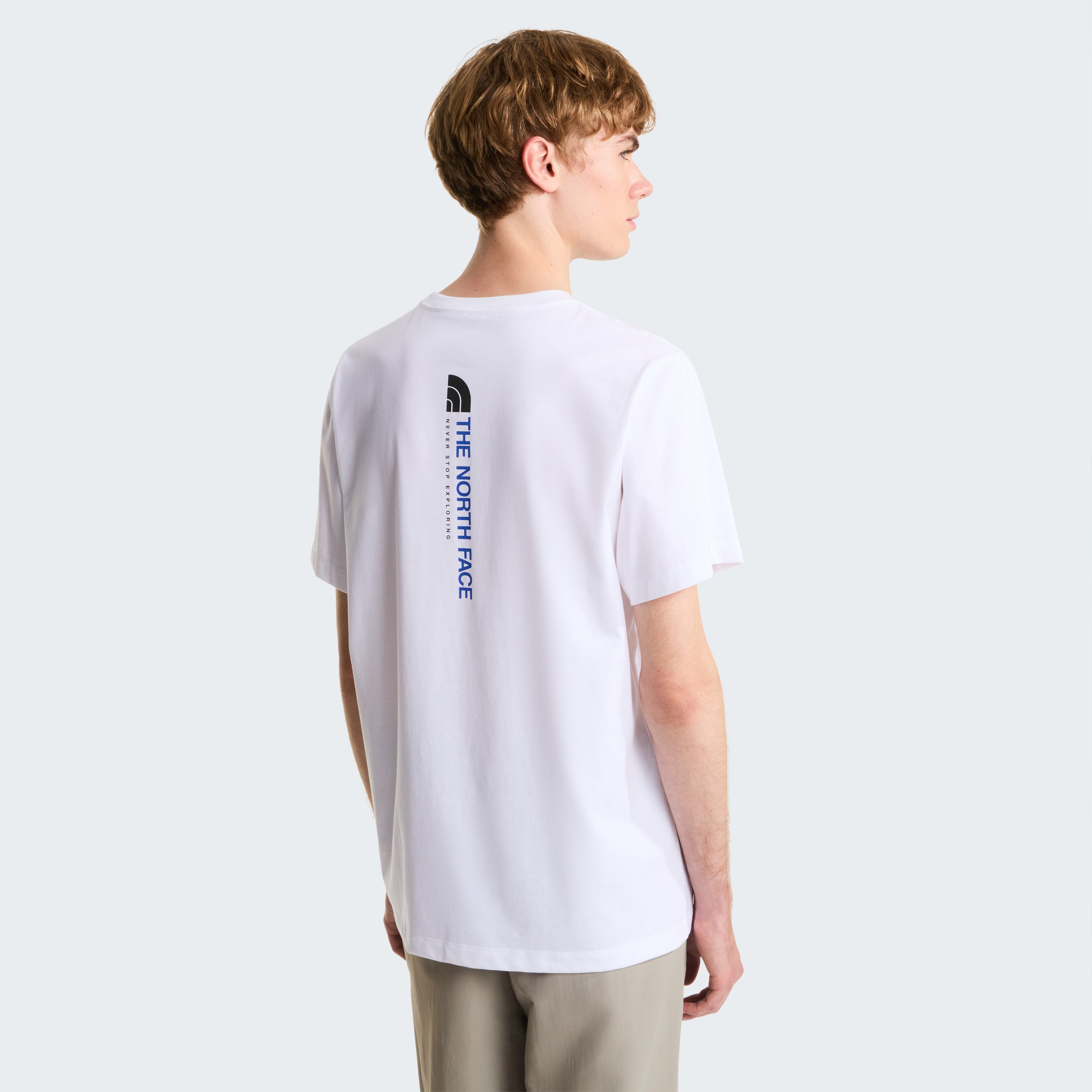 The North Face T-Shirt M VERTICAL REGULAR SHORT SLEEVE TEE-GRAPHIC normale Passform, kurze Ärmel, für Sportmode und Outdoormode